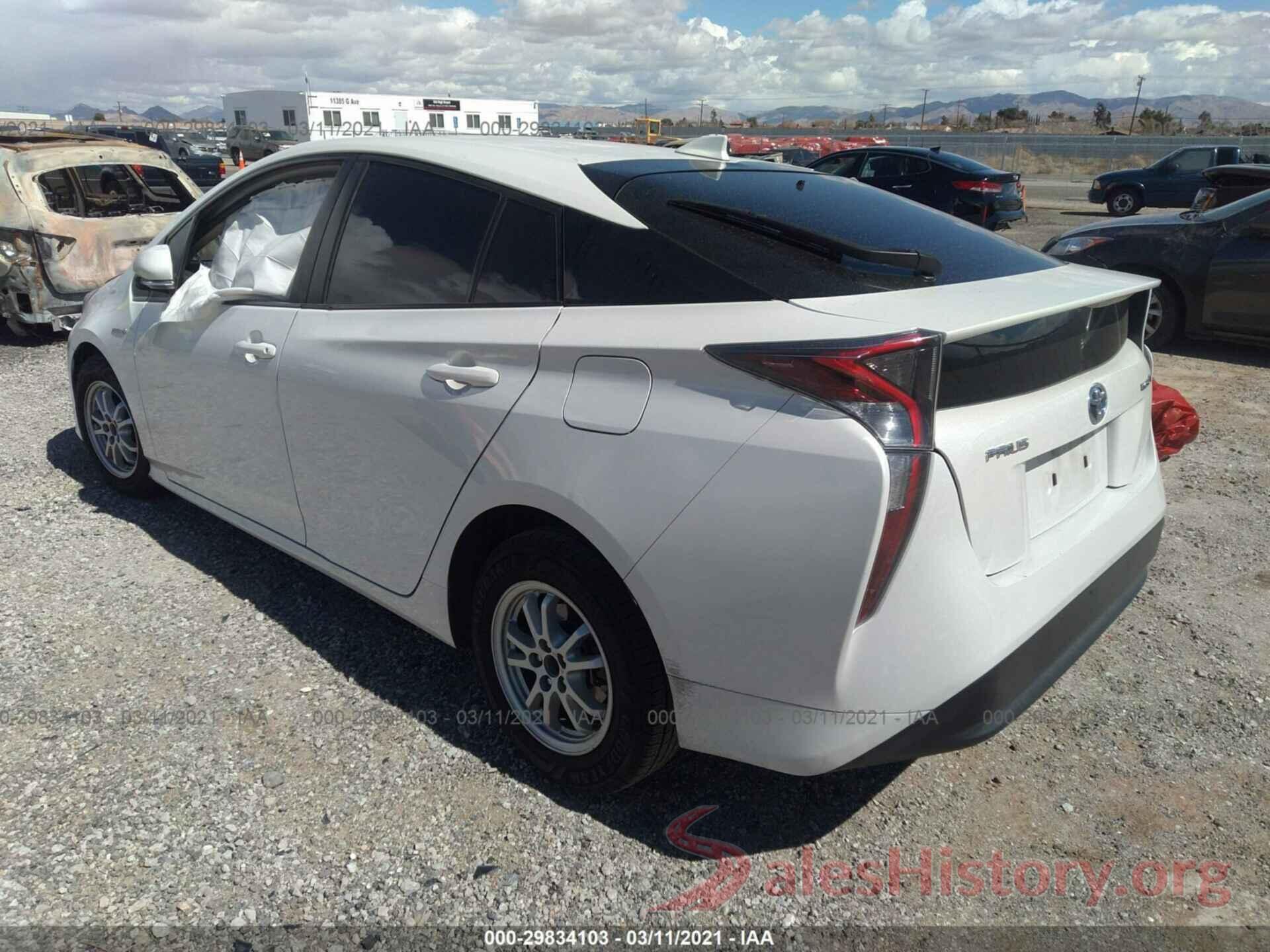 JTDKBRFU2G3021653 2016 TOYOTA PRIUS