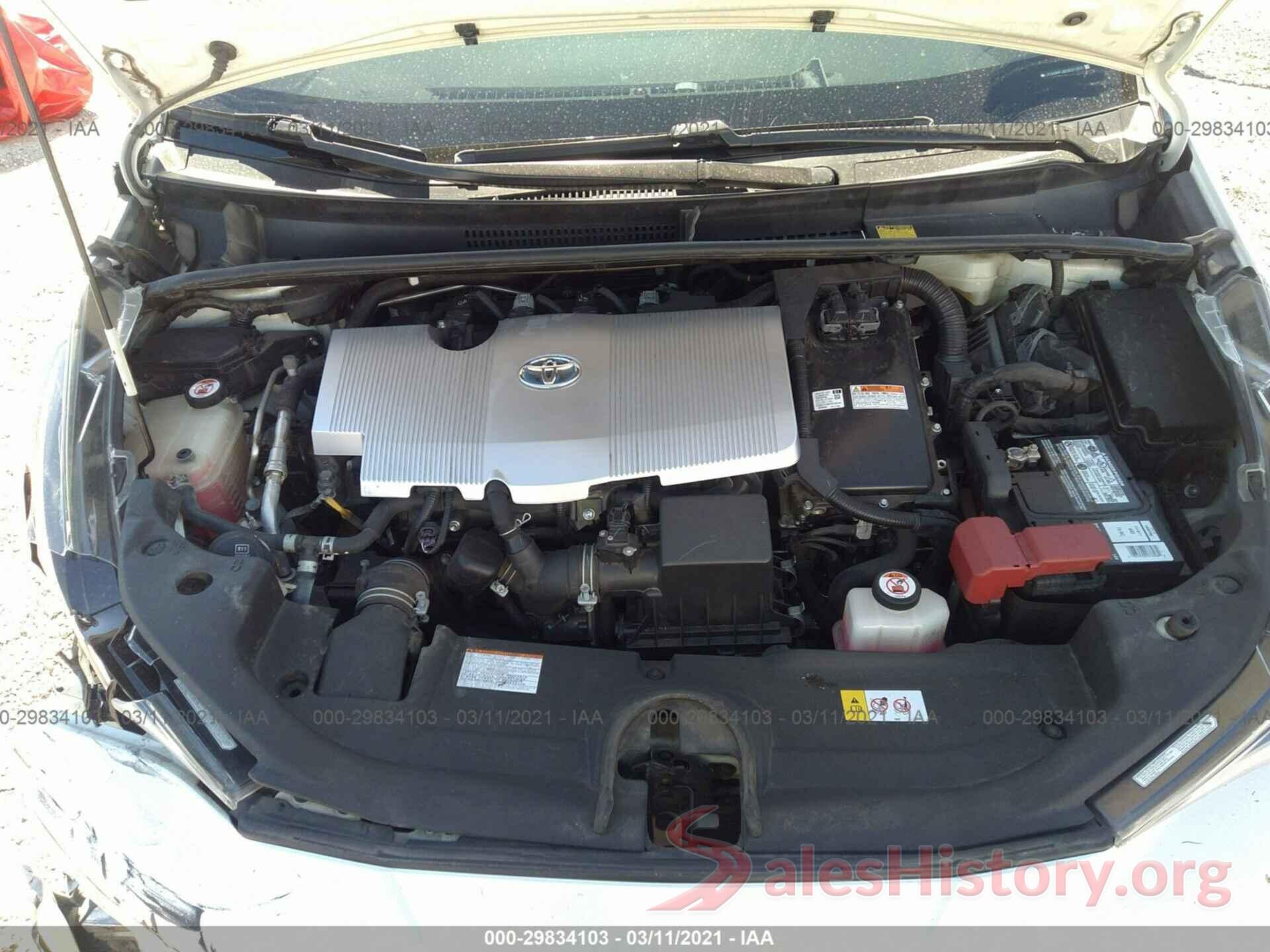 JTDKBRFU2G3021653 2016 TOYOTA PRIUS