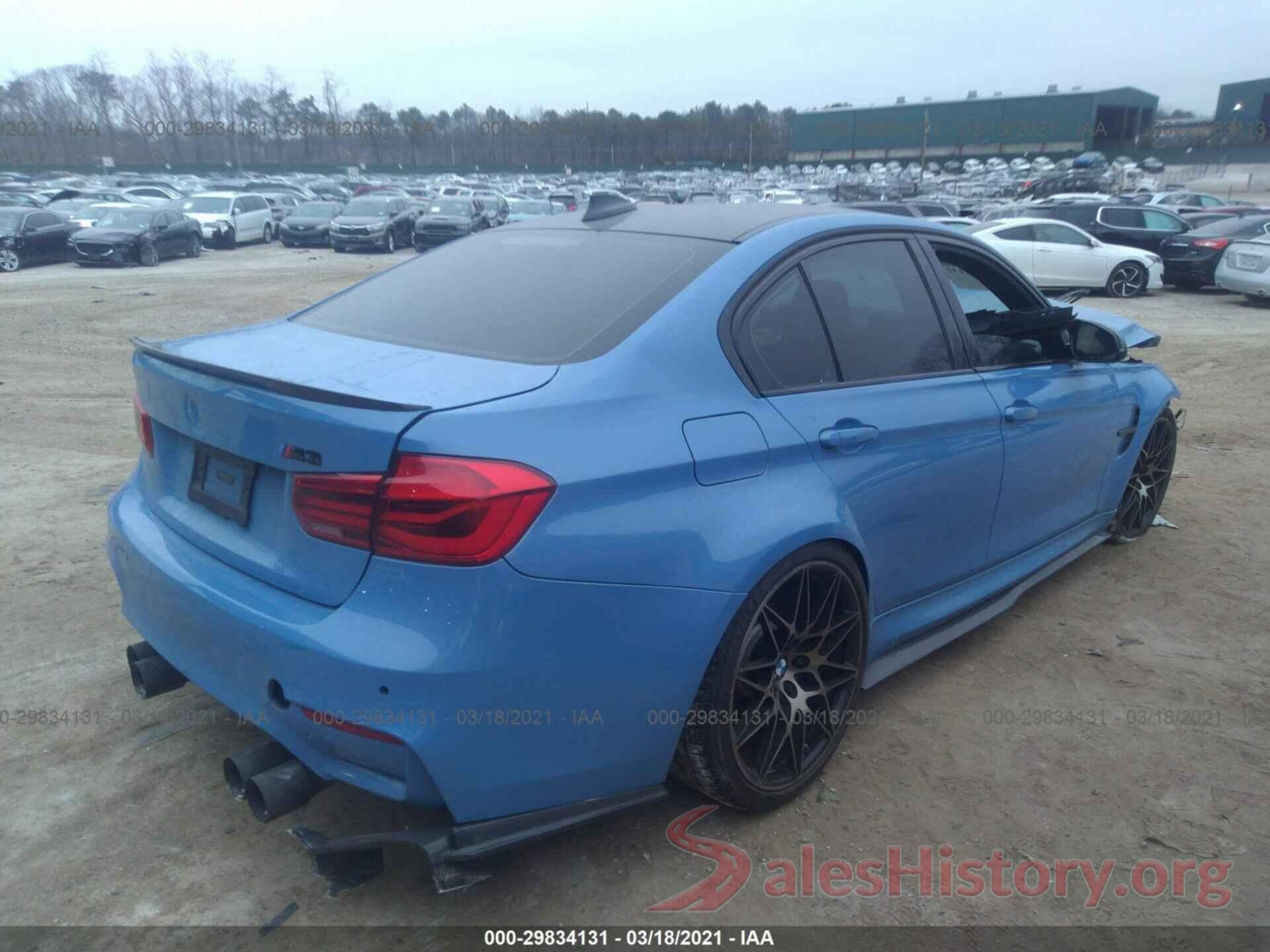 WBS8M9C50G5D31043 2016 BMW M3