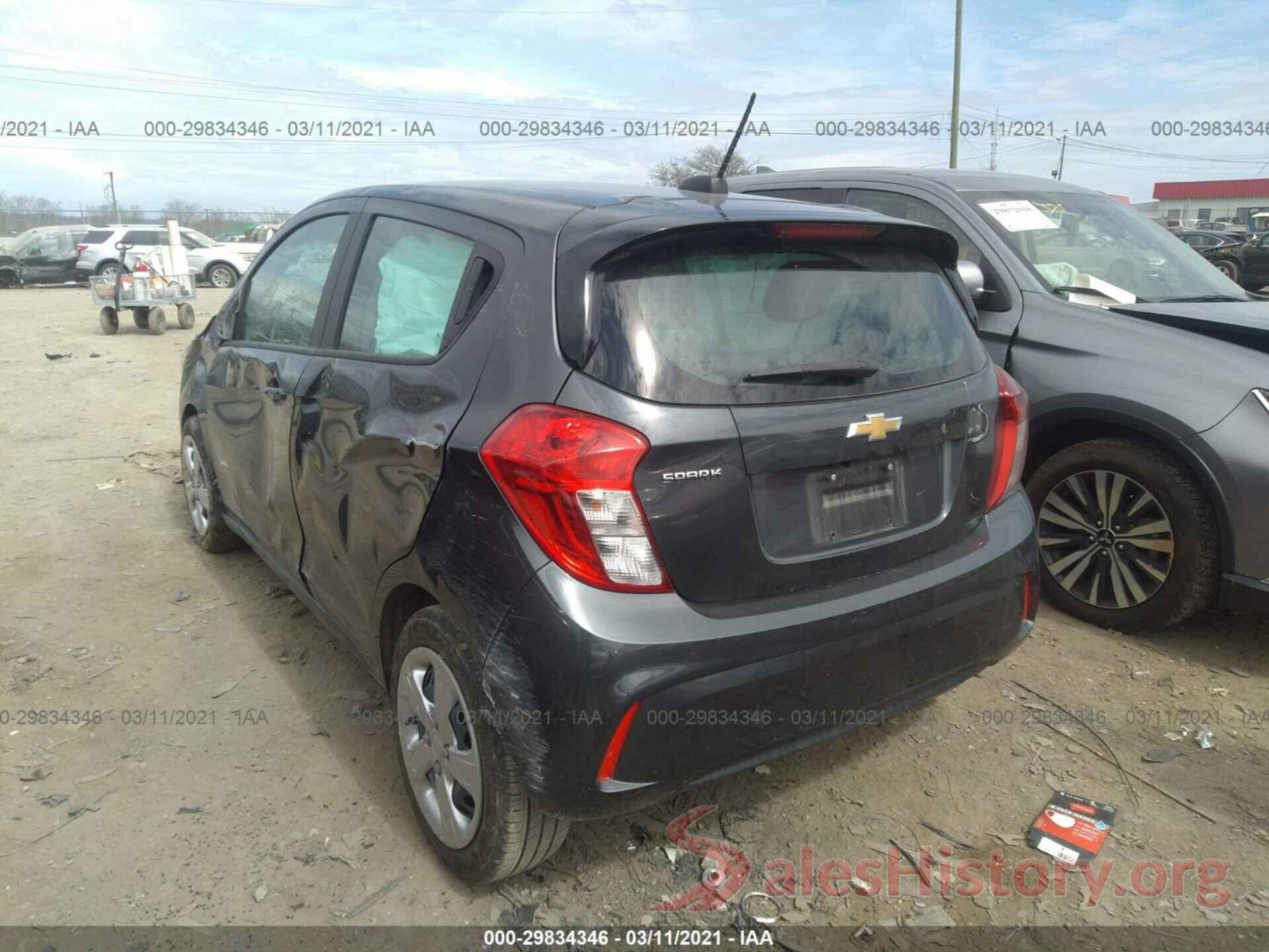 KL8CB6SA1KC821909 2019 CHEVROLET SPARK