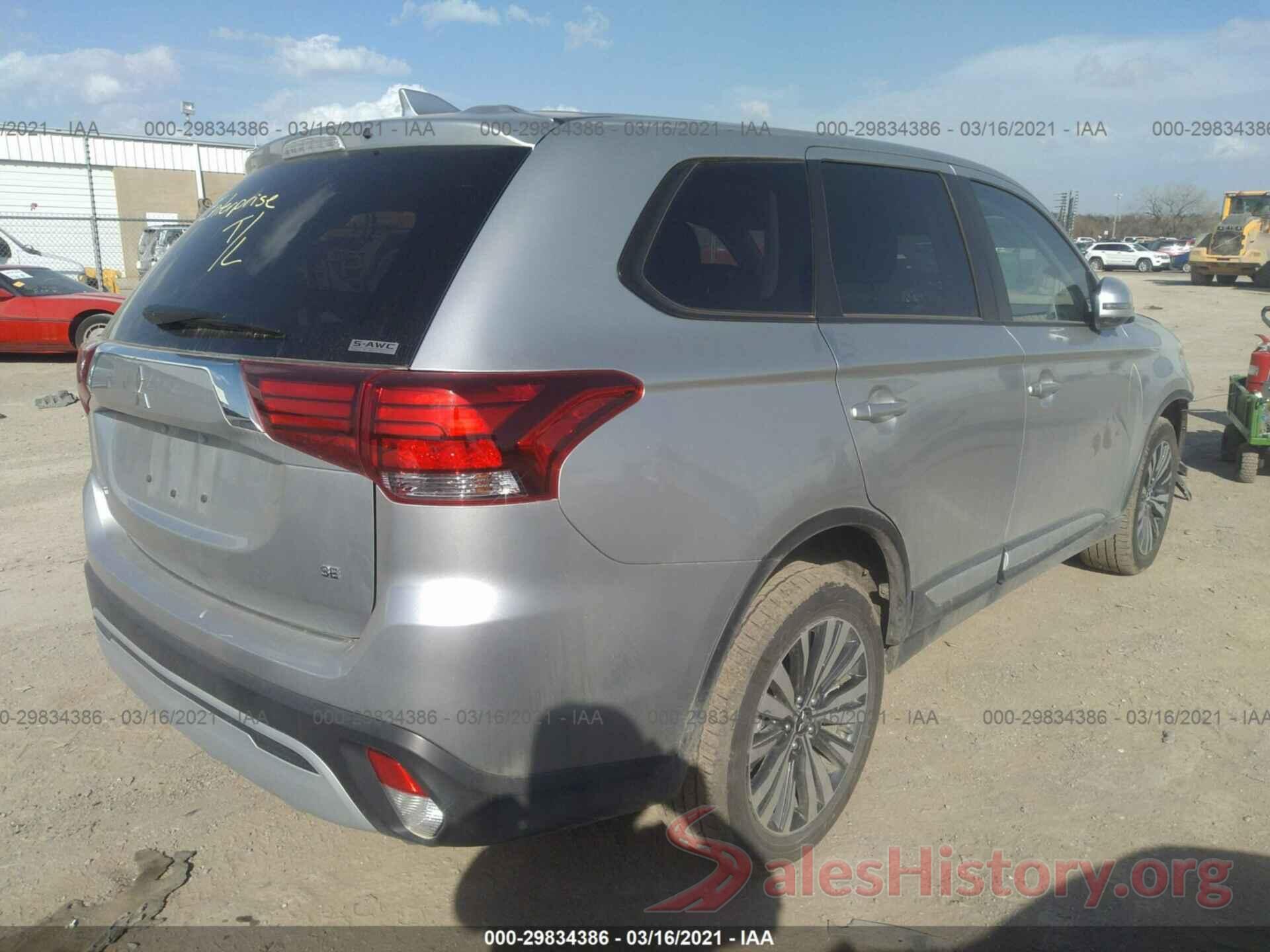 JA4AZ3A35LZ044526 2020 MITSUBISHI OUTLANDER