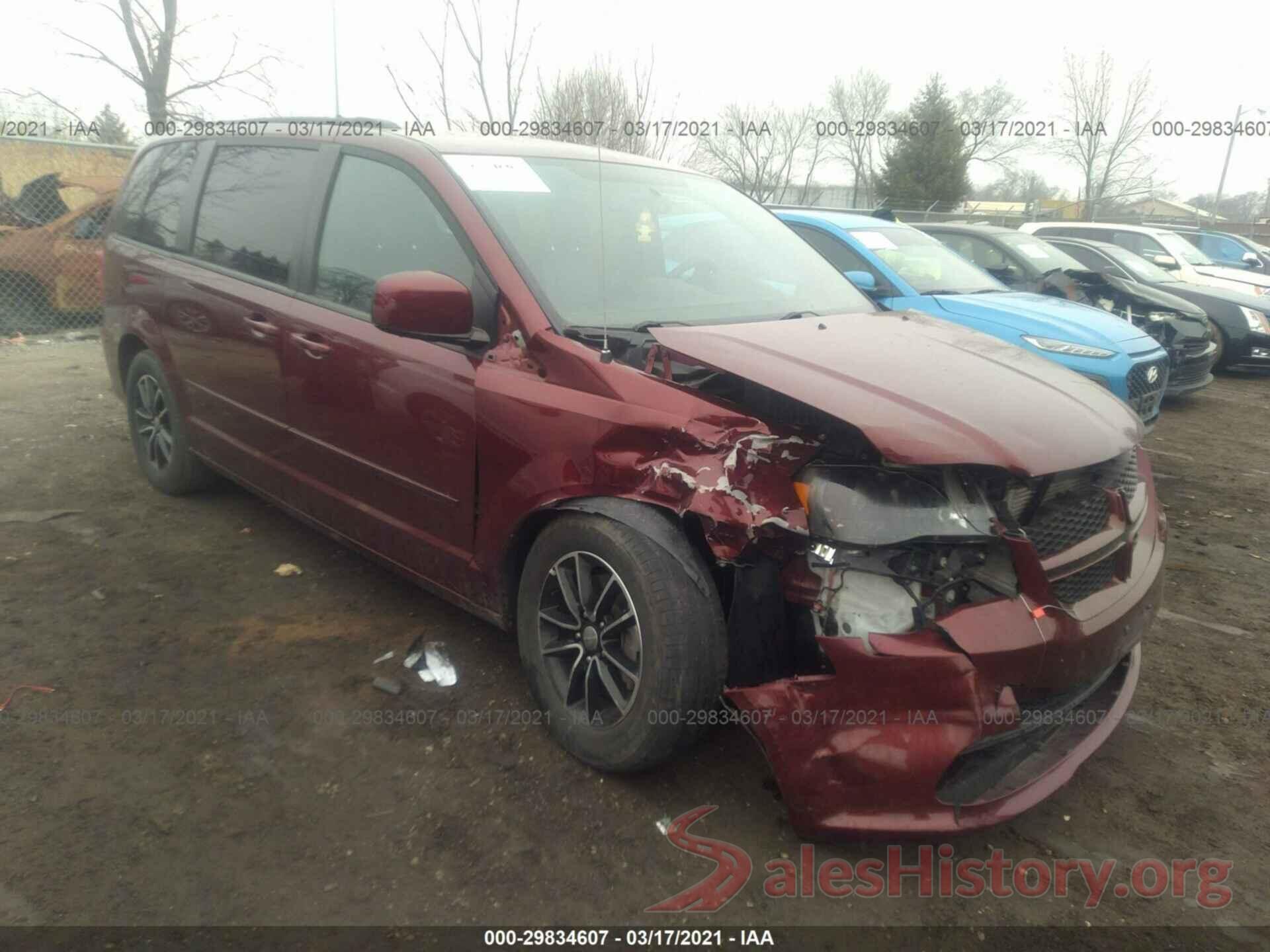 2C4RDGEG8HR858814 2017 DODGE GRAND CARAVAN