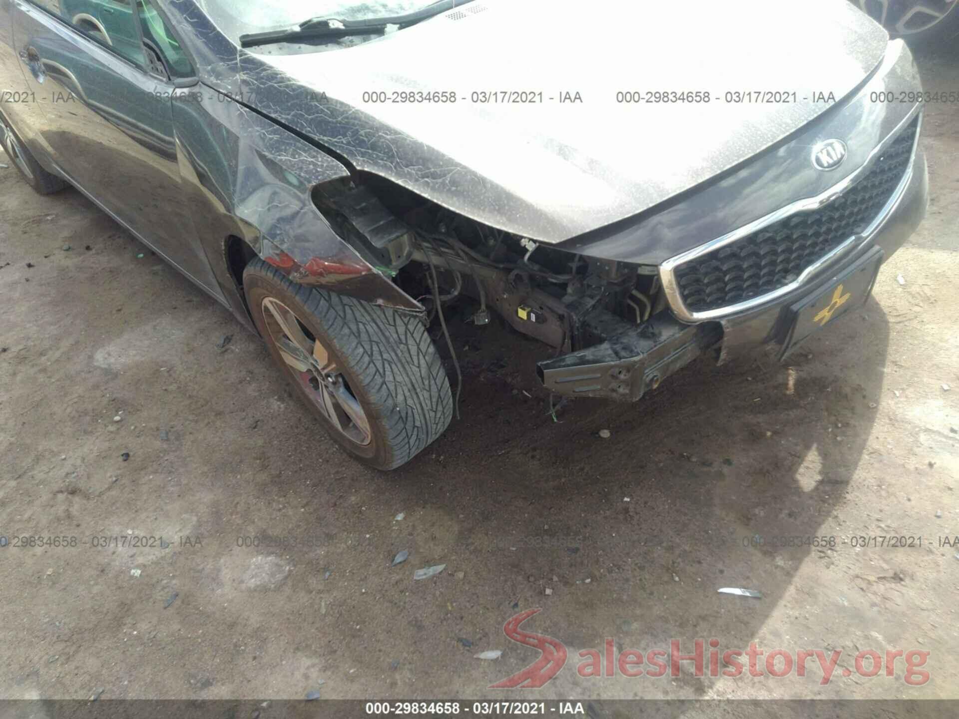 3KPFL4A72JE206675 2018 KIA FORTE