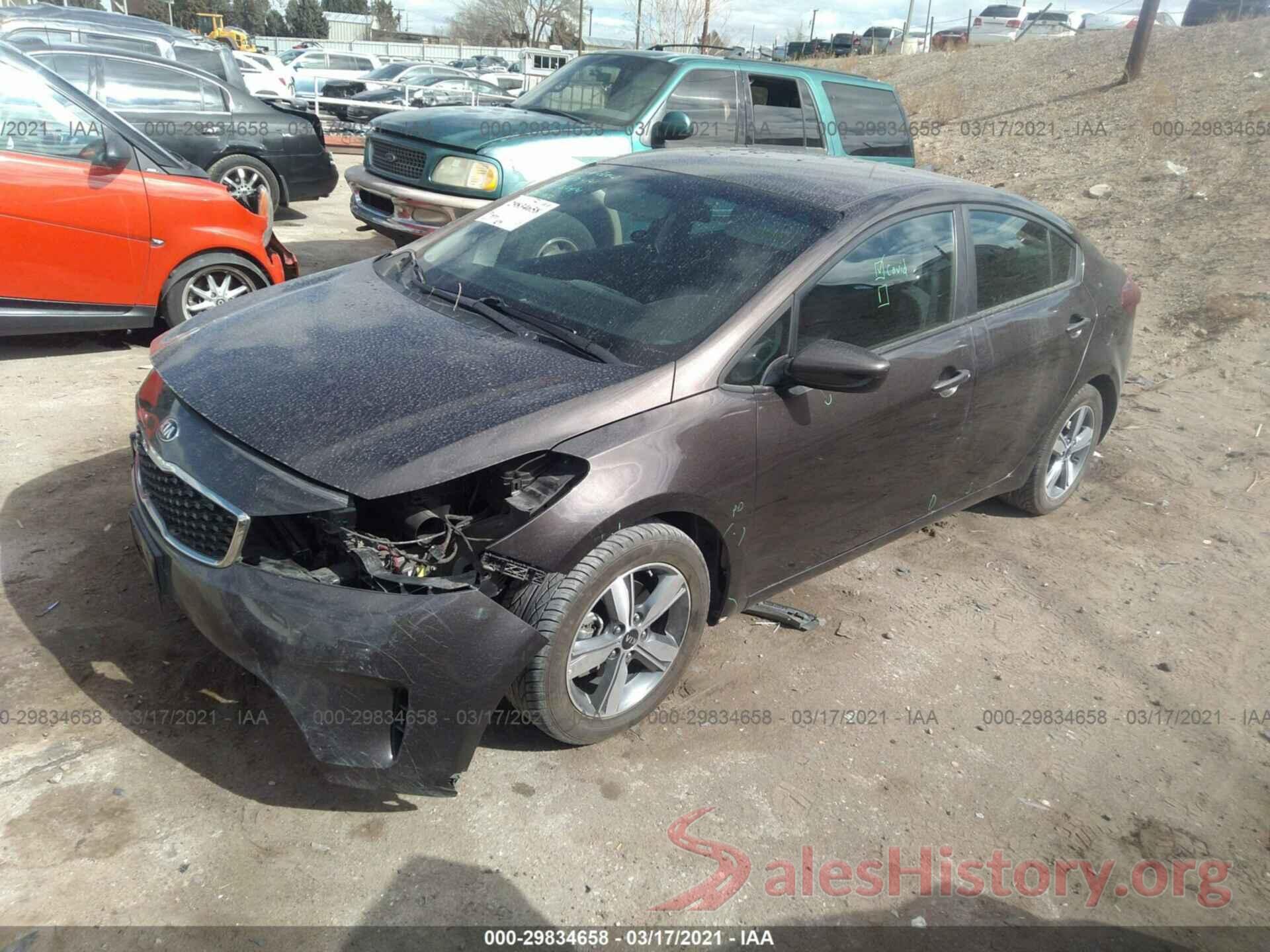 3KPFL4A72JE206675 2018 KIA FORTE