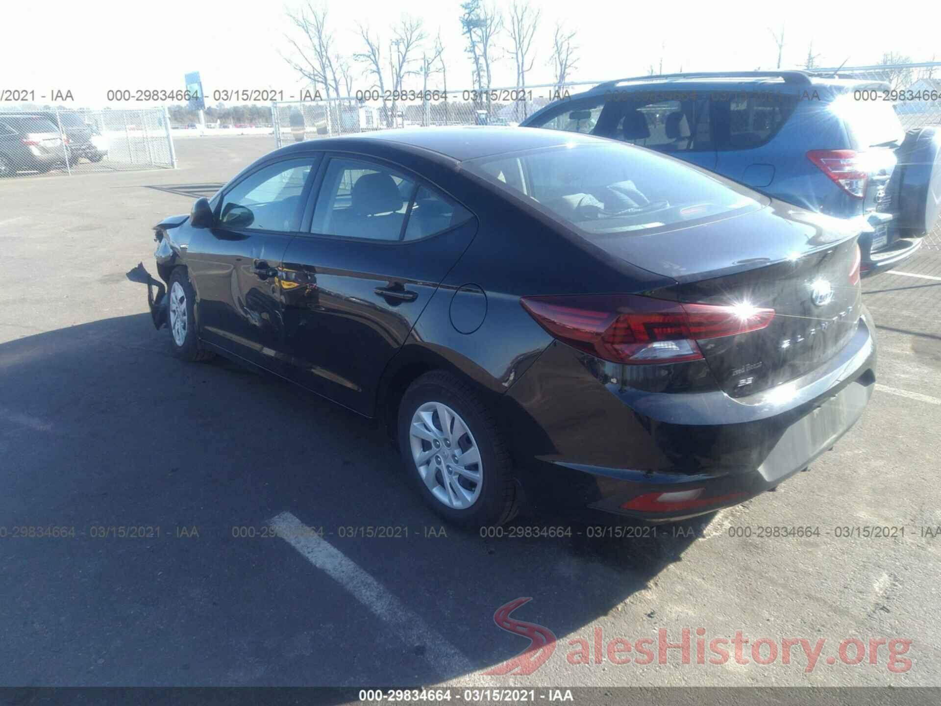 5NPD74LF0LH531047 2020 HYUNDAI ELANTRA