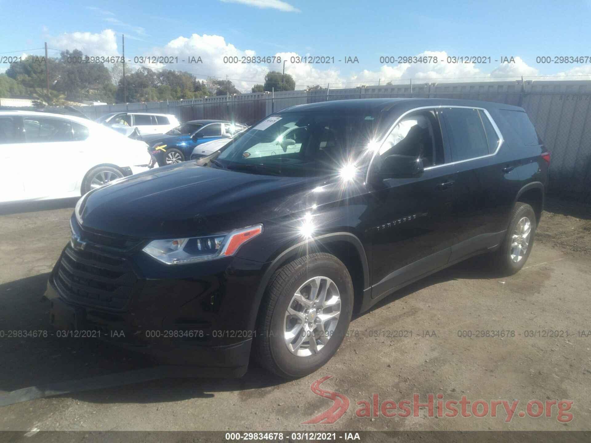 1GNERFKW7LJ206762 2020 CHEVROLET TRAVERSE