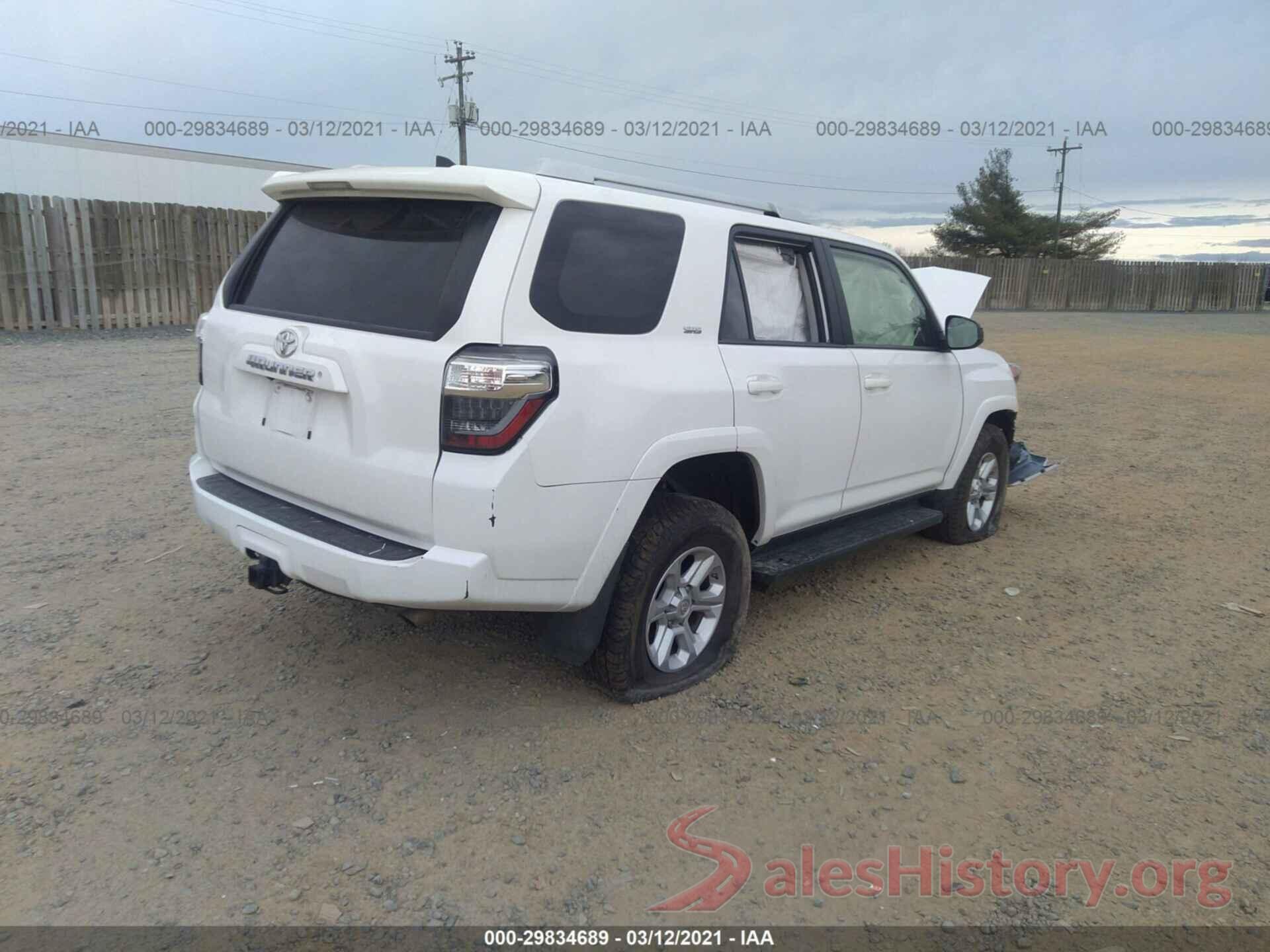 JTEBU5JR5J5550303 2018 TOYOTA 4RUNNER