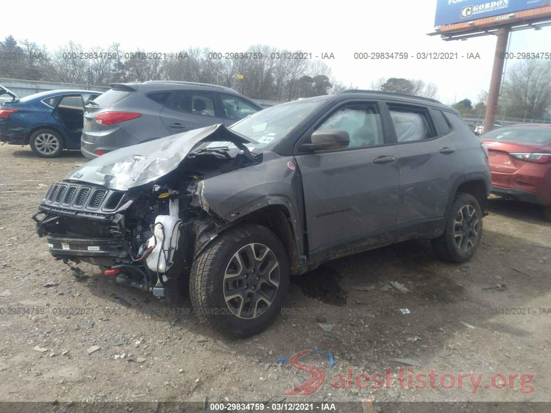 3C4NJDDB3MT553434 2021 JEEP COMPASS