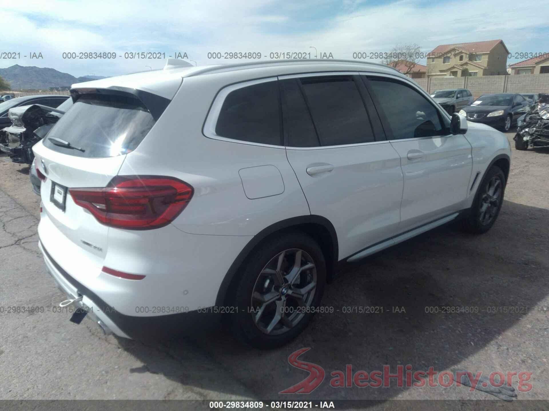 5UXTY3C02M9D90671 2021 BMW X3