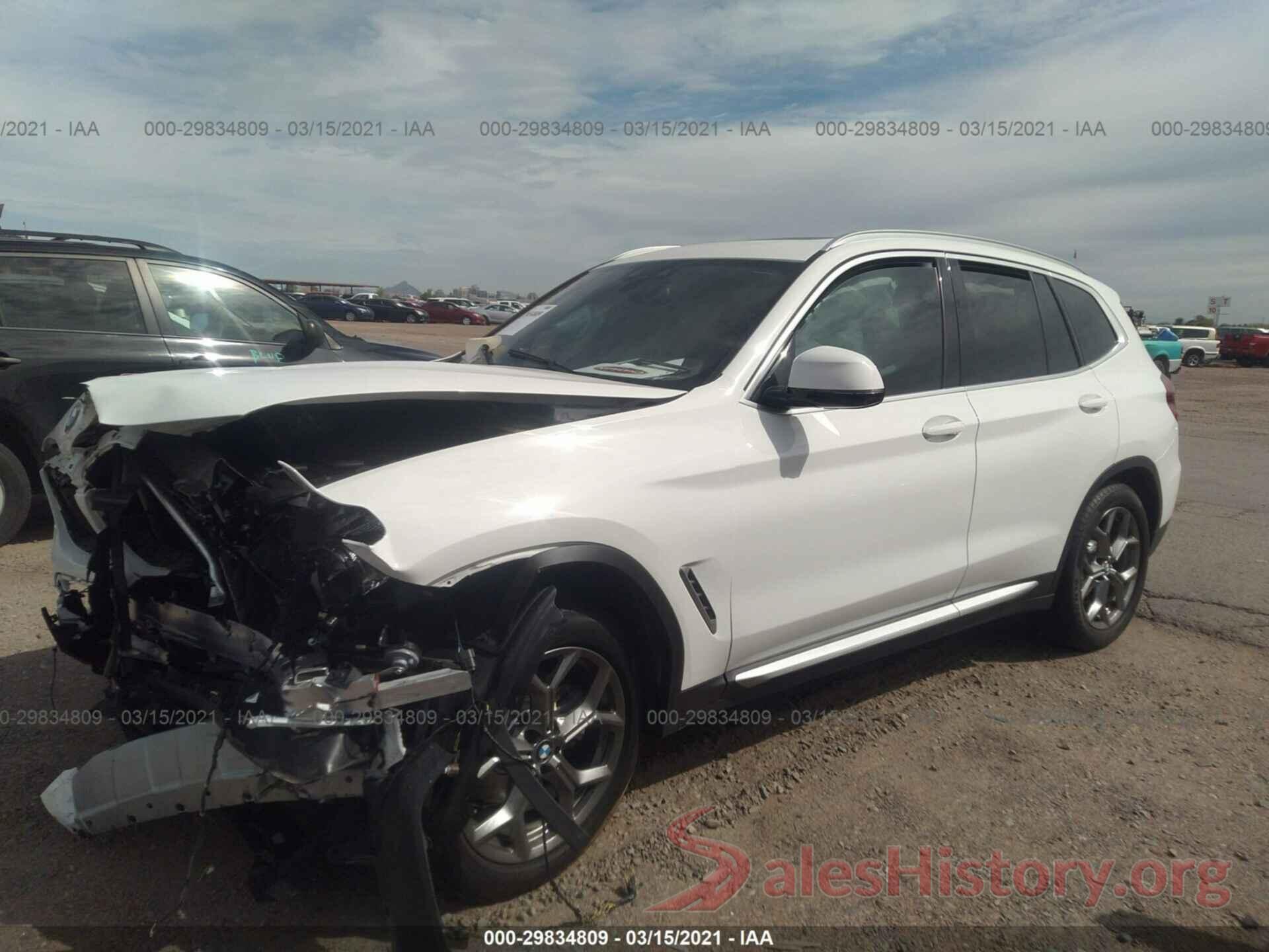 5UXTY3C02M9D90671 2021 BMW X3