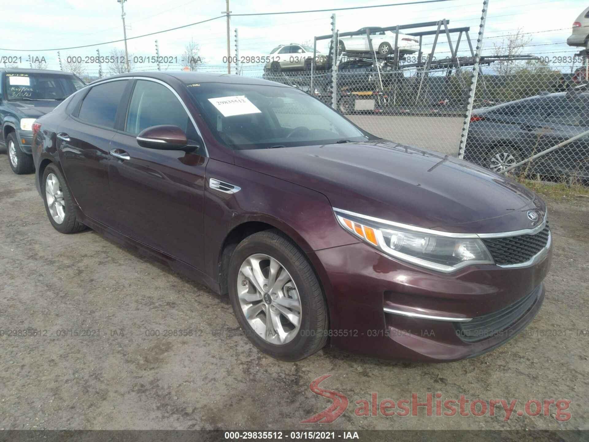 5XXGT4L34GG004757 2016 KIA OPTIMA