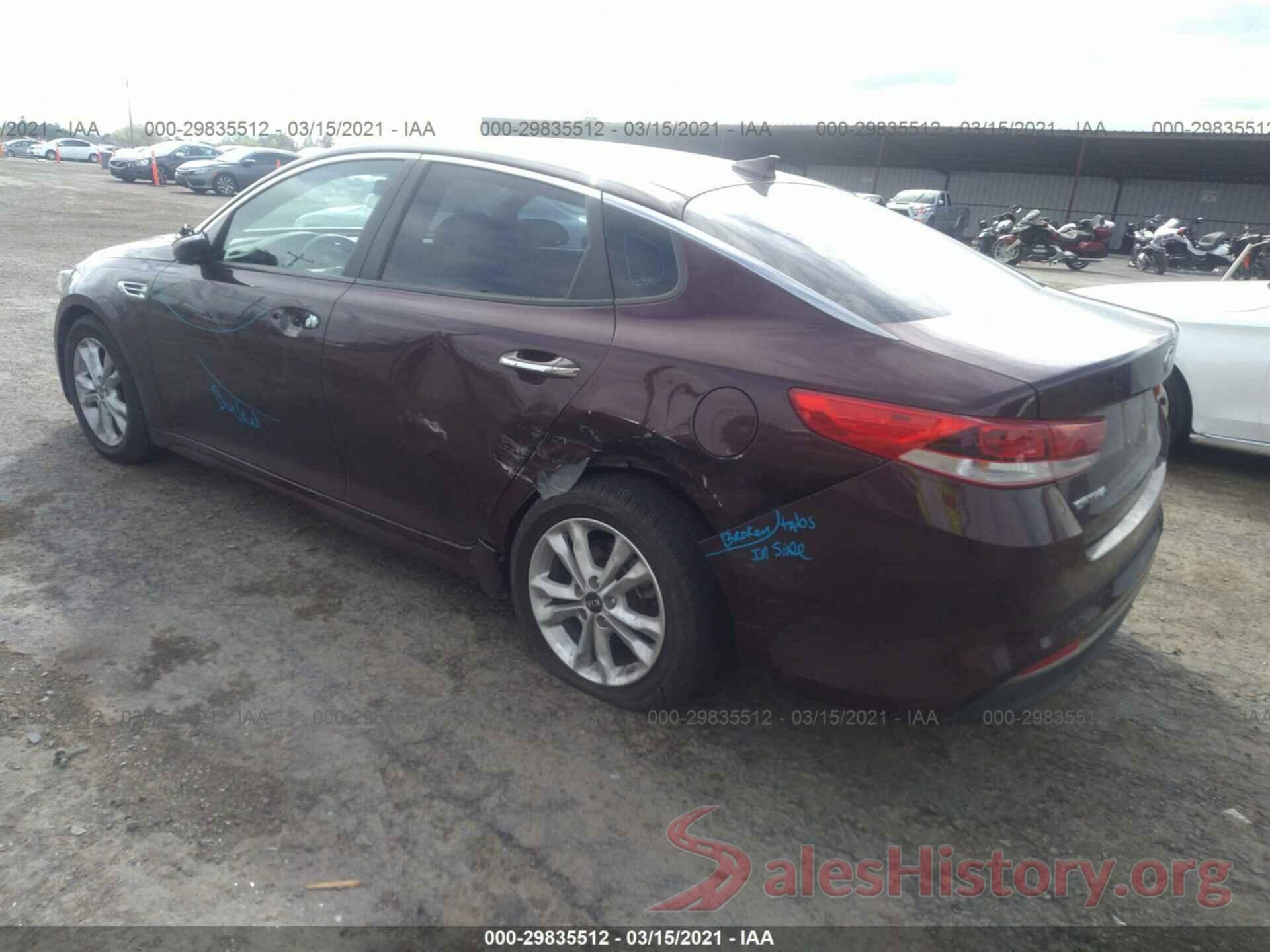 5XXGT4L34GG004757 2016 KIA OPTIMA