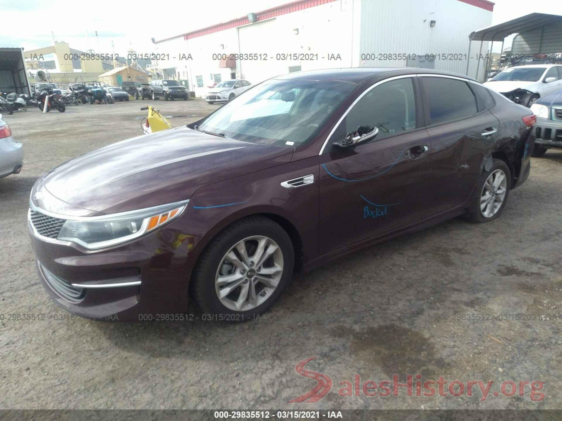 5XXGT4L34GG004757 2016 KIA OPTIMA