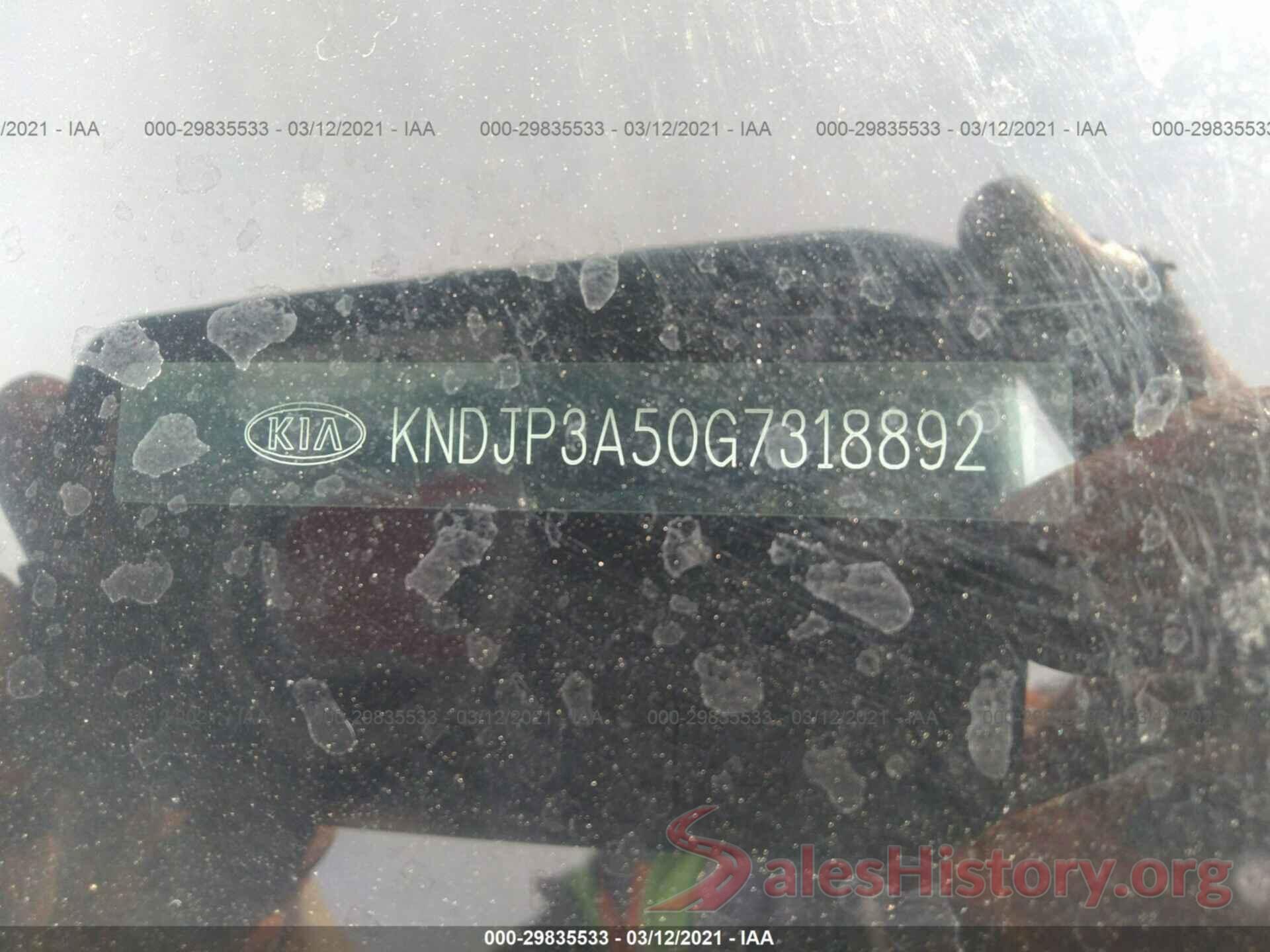 KNDJP3A50G7318892 2016 KIA SOUL