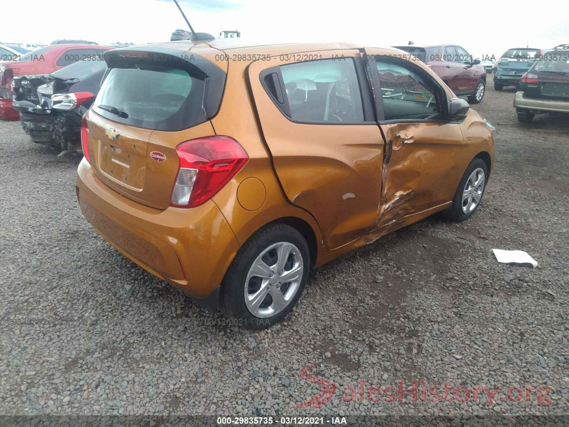 KL8CB6SAXLC456731 2020 CHEVROLET SPARK