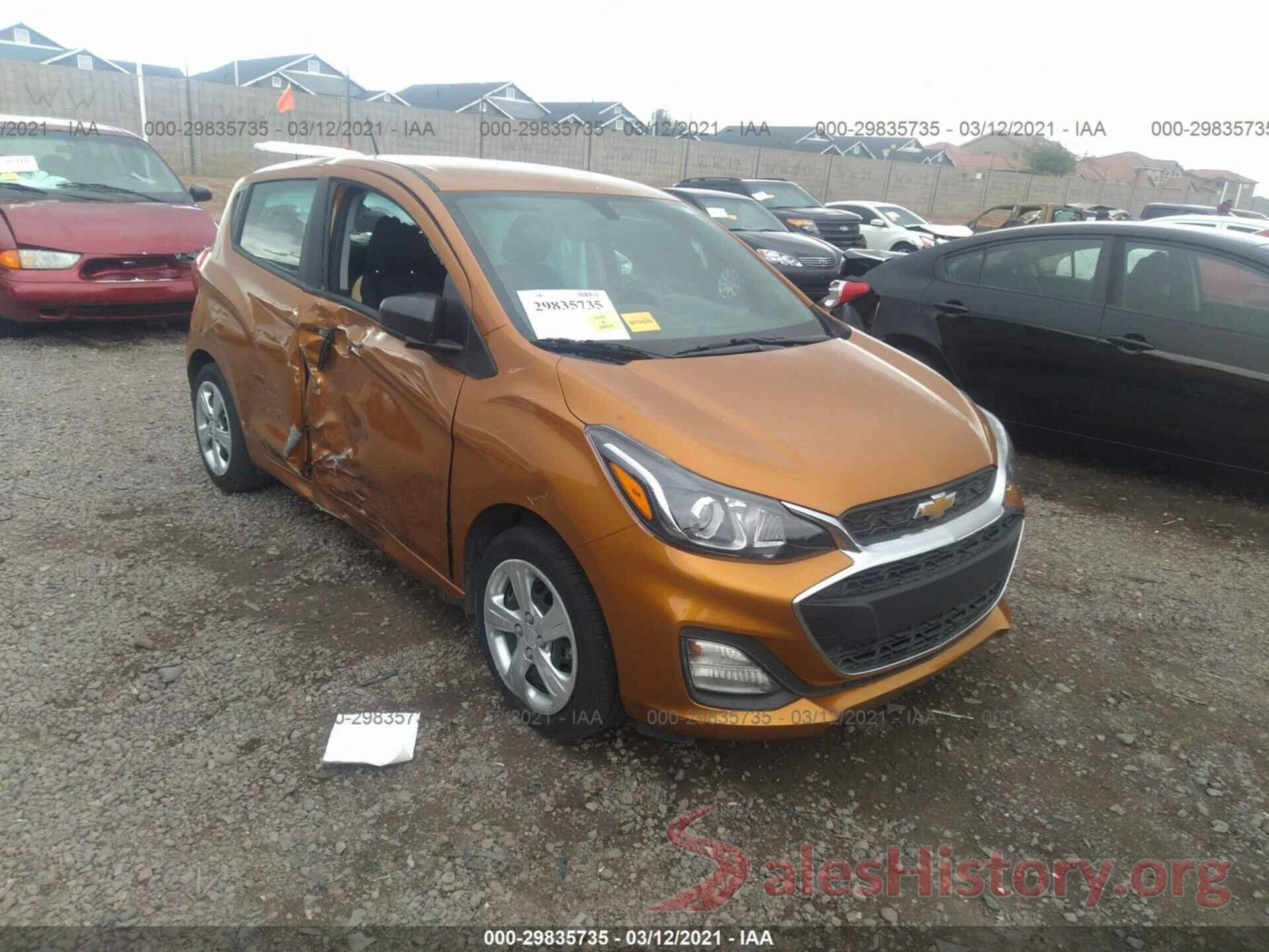 KL8CB6SAXLC456731 2020 CHEVROLET SPARK