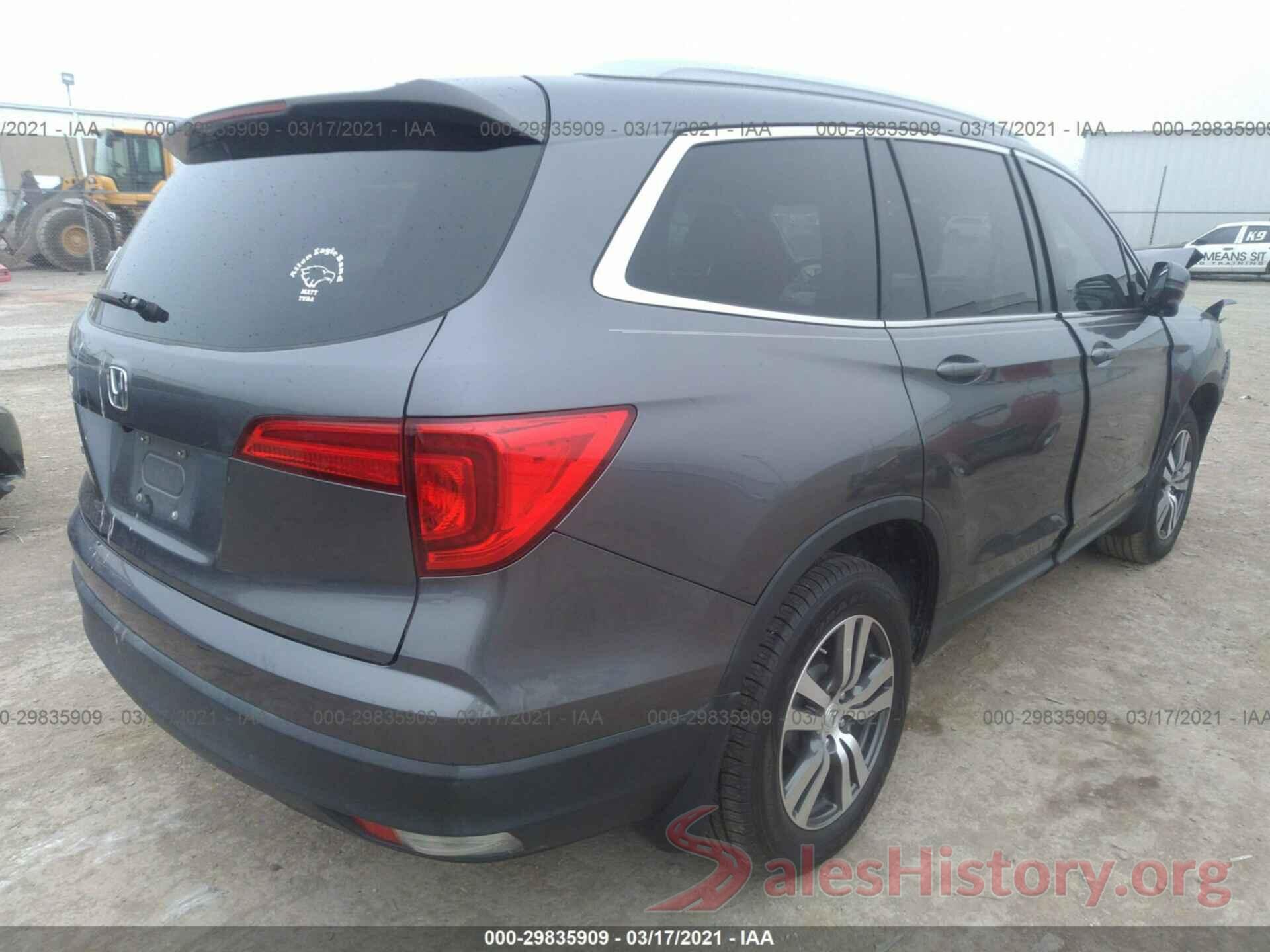 5FNYF5H53HB025602 2017 HONDA PILOT