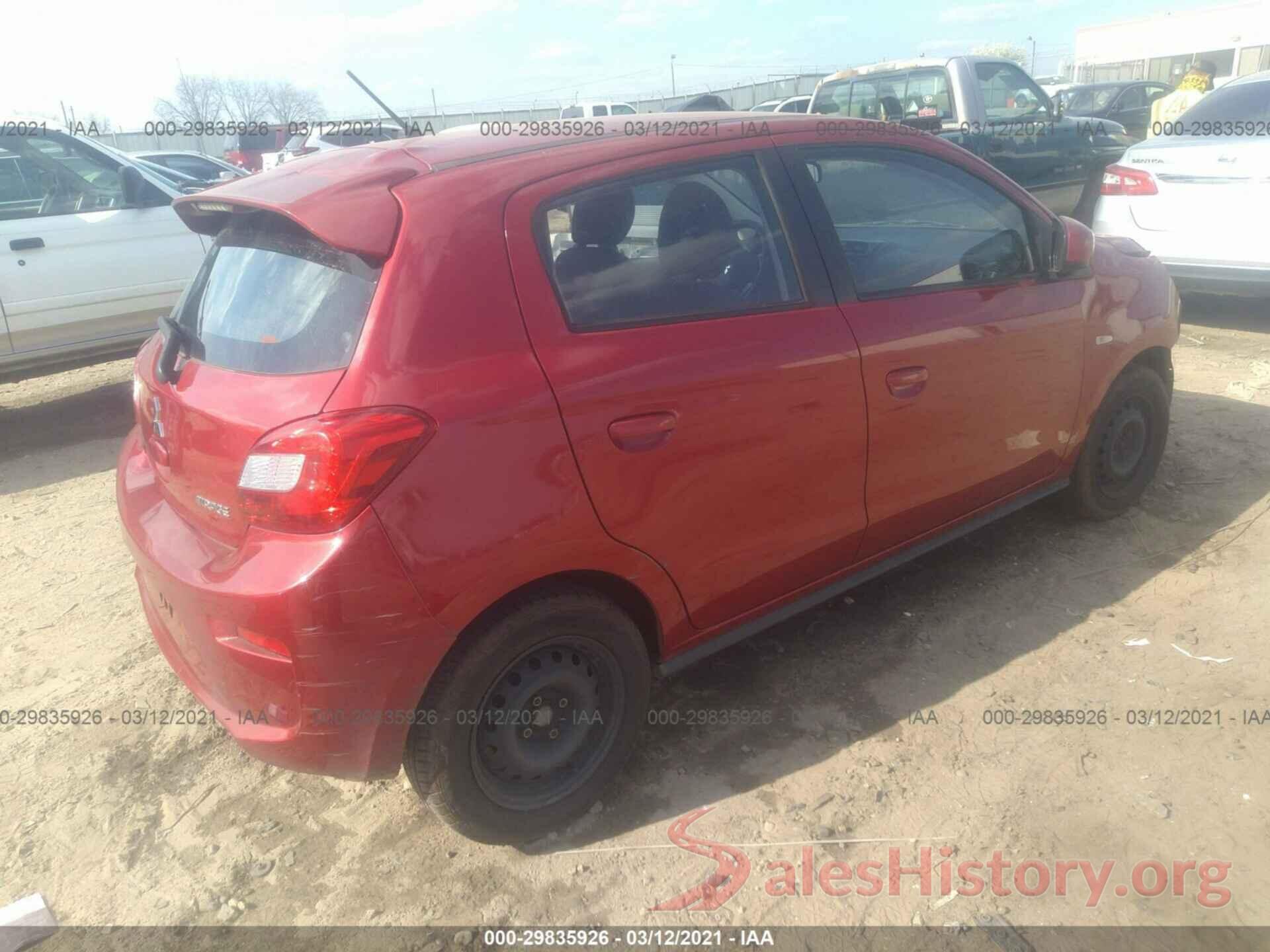 ML32A3HJ1HH001534 2017 MITSUBISHI MIRAGE