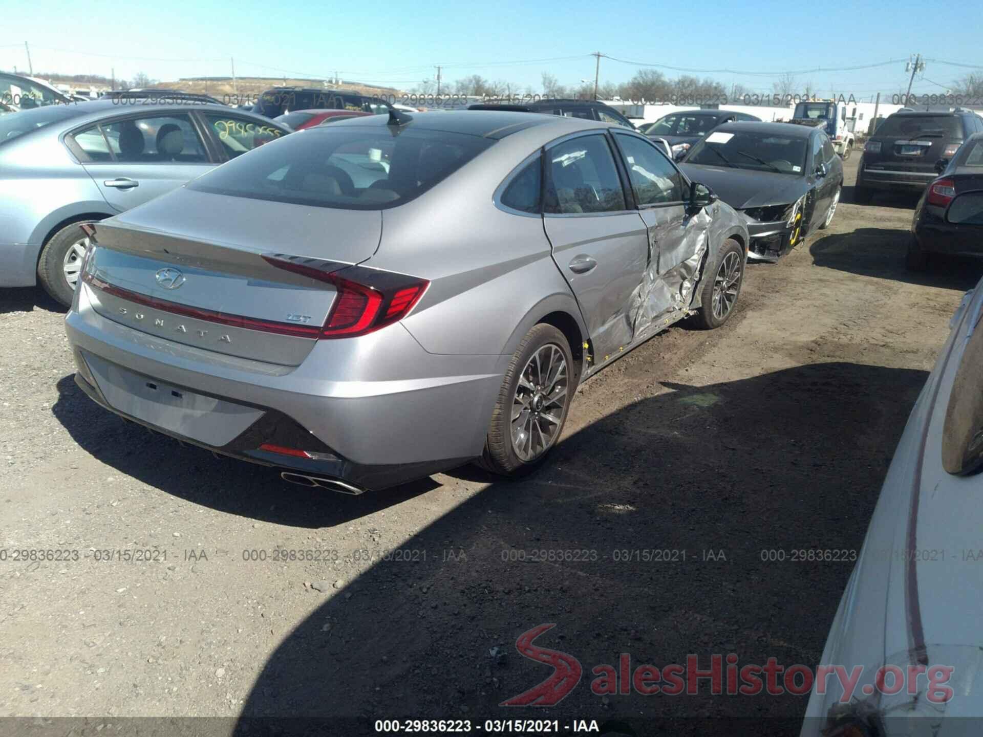 5NPEJ4J27LH016438 2020 HYUNDAI SONATA