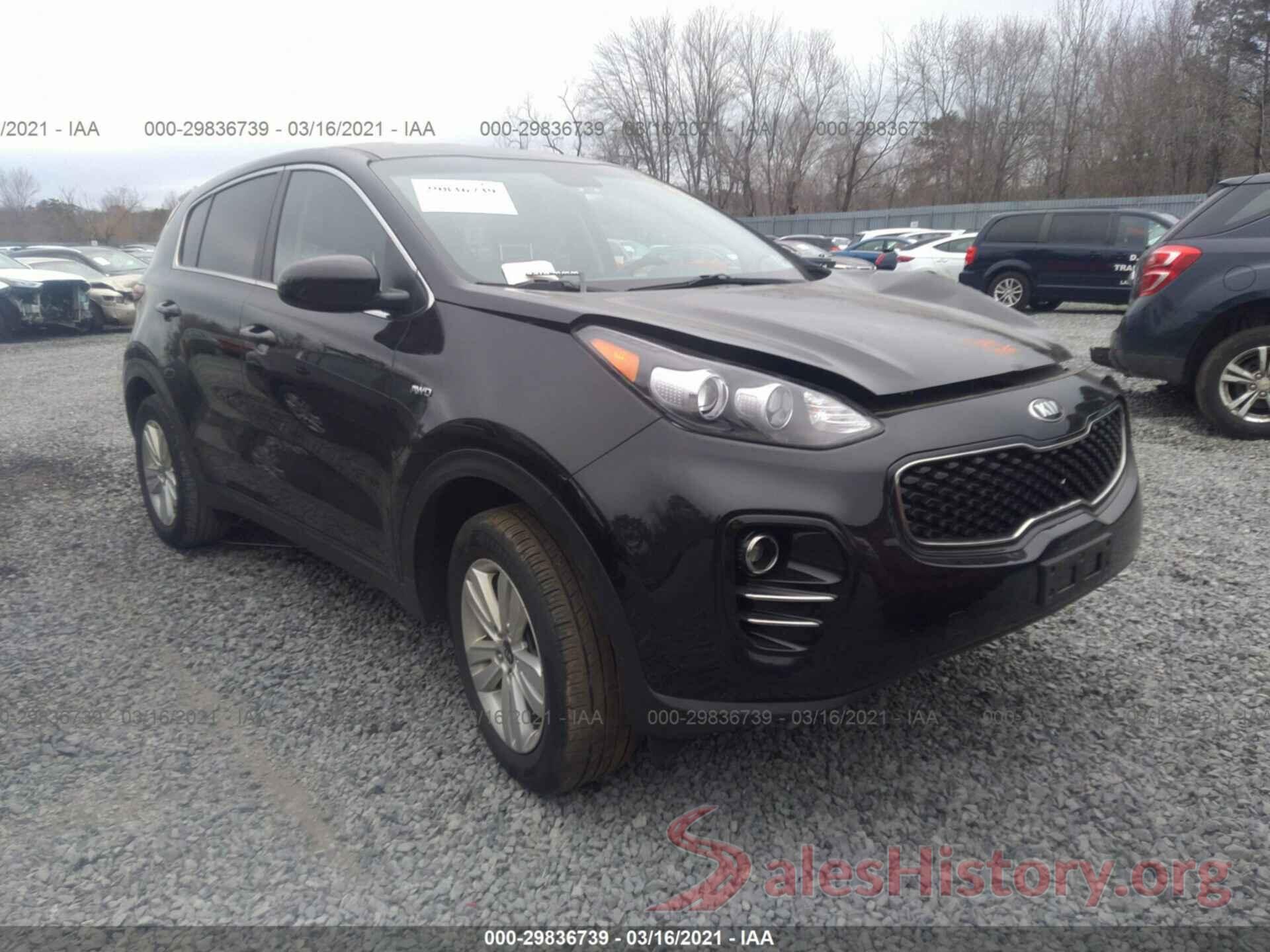 KNDPMCAC1K7586487 2019 KIA SPORTAGE