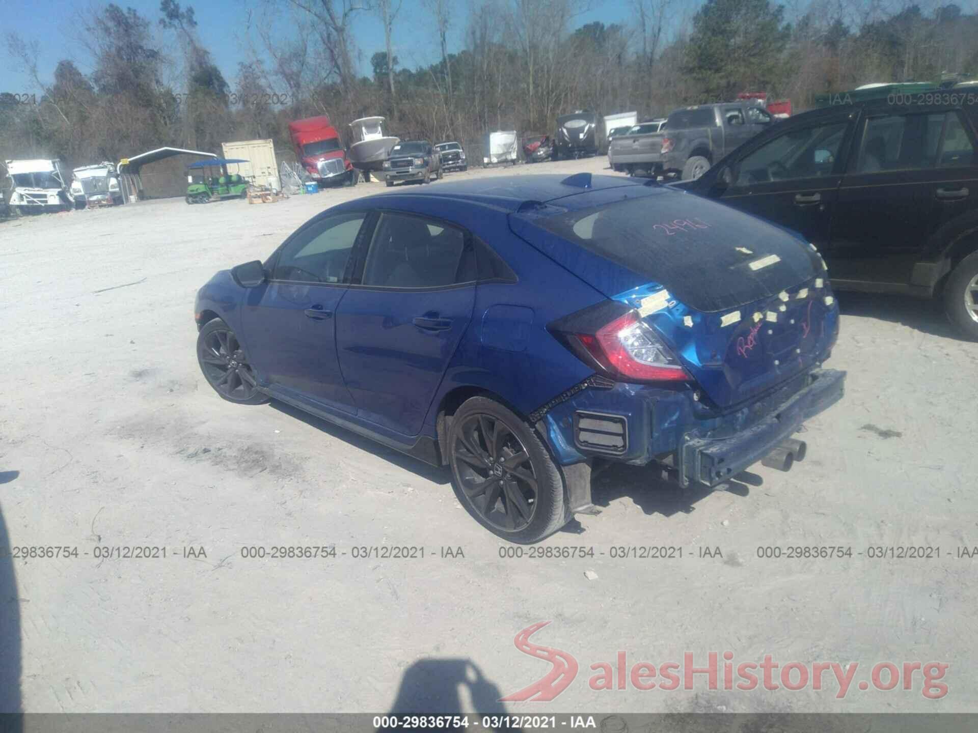 SHHFK7G42KU208020 2019 HONDA CIVIC HATCHBACK