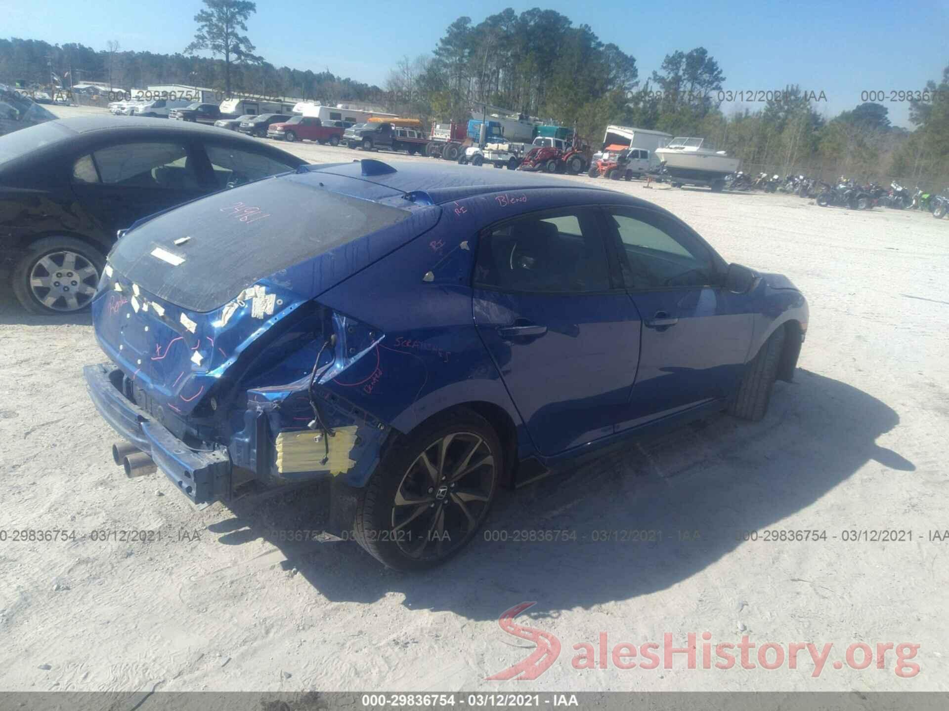 SHHFK7G42KU208020 2019 HONDA CIVIC HATCHBACK