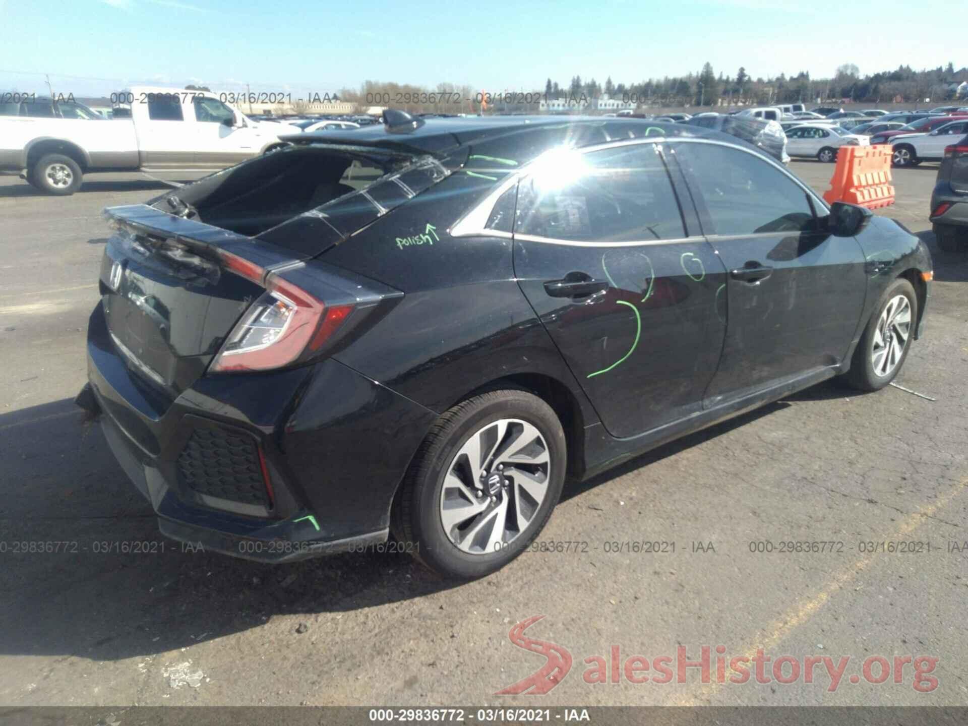 SHHFK7H32KU415819 2019 HONDA CIVIC HATCHBACK