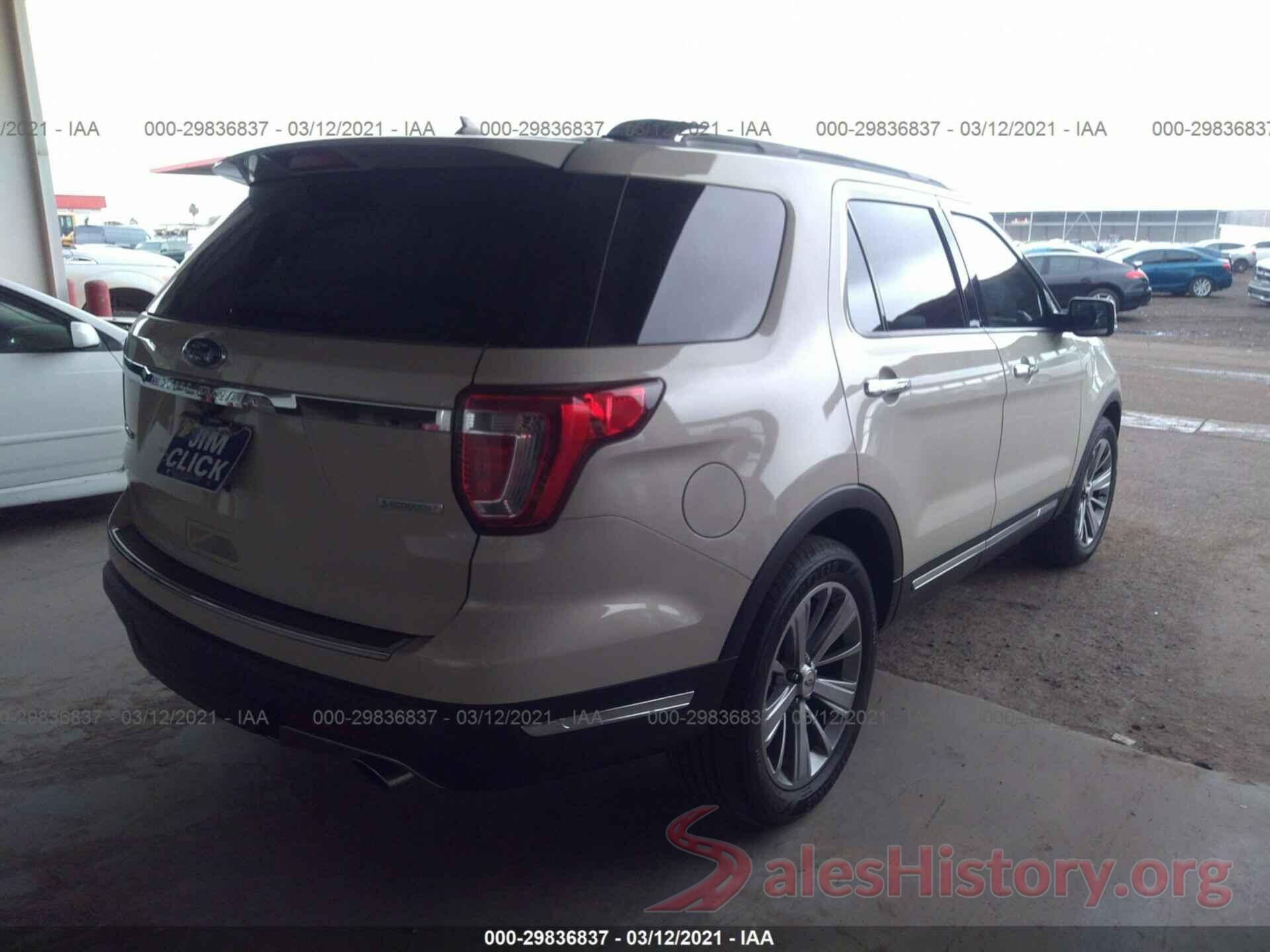 1FM5K7FH6JGB18225 2018 FORD EXPLORER