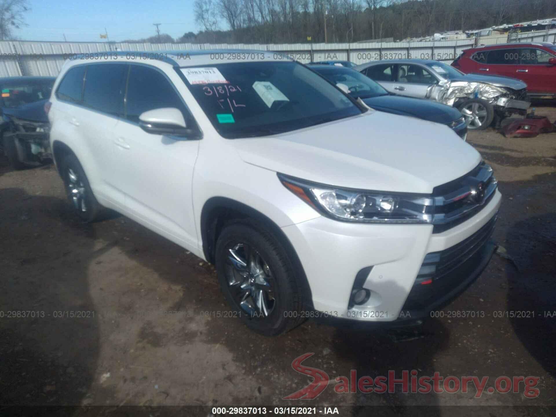 5TDYZRFH2HS216192 2017 TOYOTA HIGHLANDER