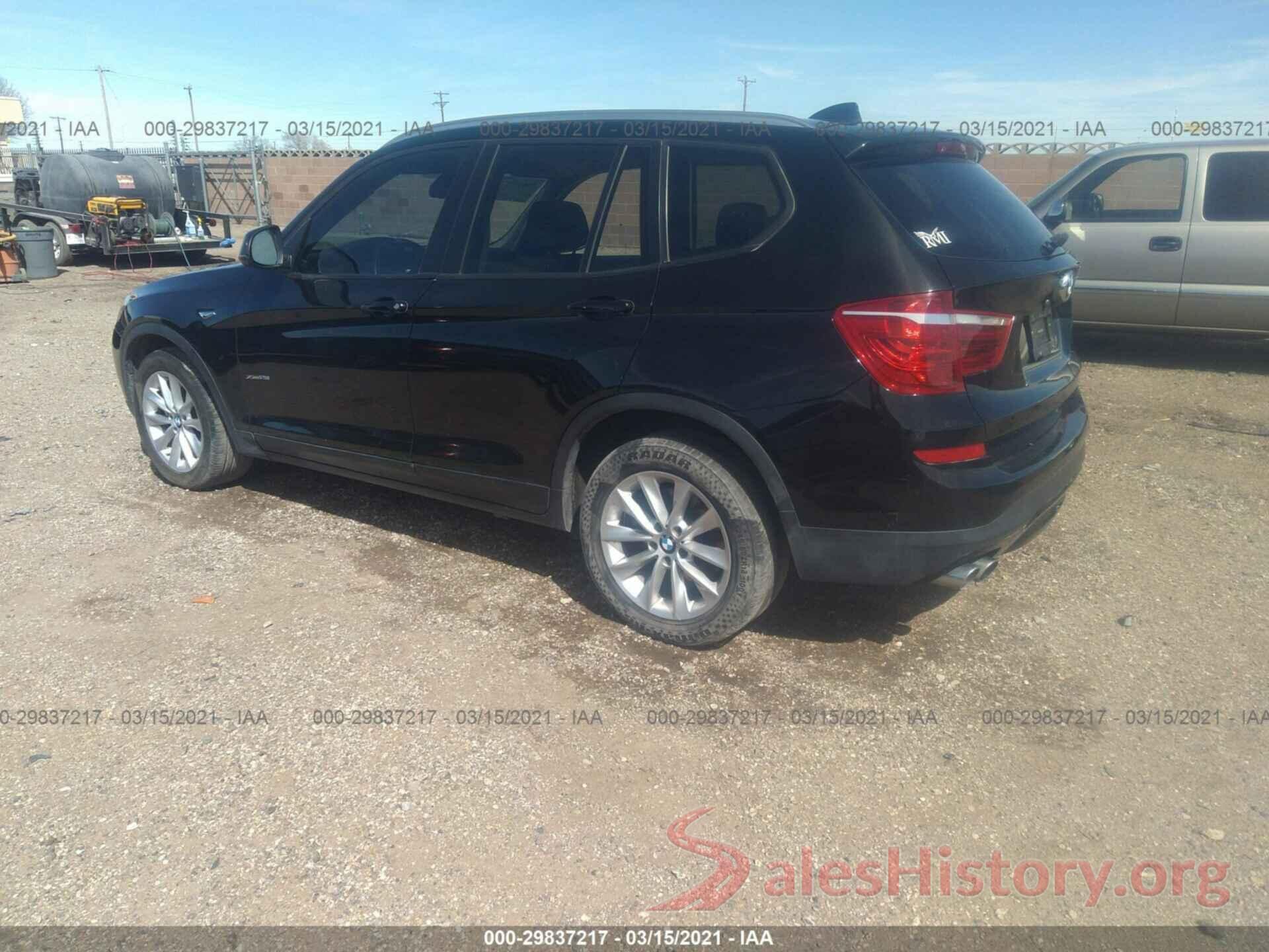 5UXWX9C54G0D74348 2016 BMW X3