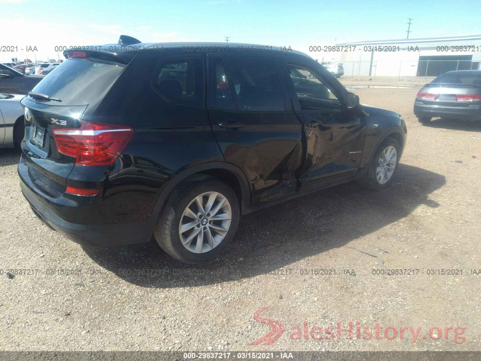 5UXWX9C54G0D74348 2016 BMW X3