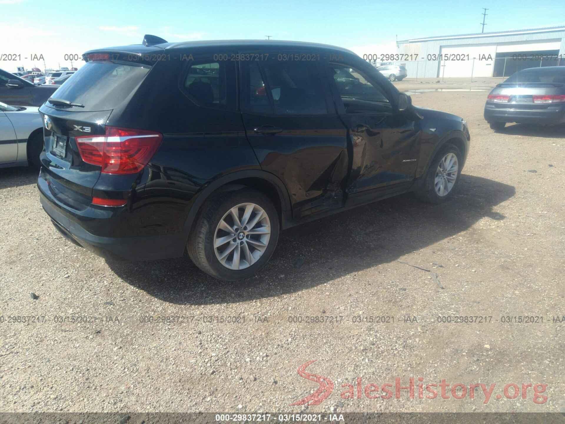 5UXWX9C54G0D74348 2016 BMW X3