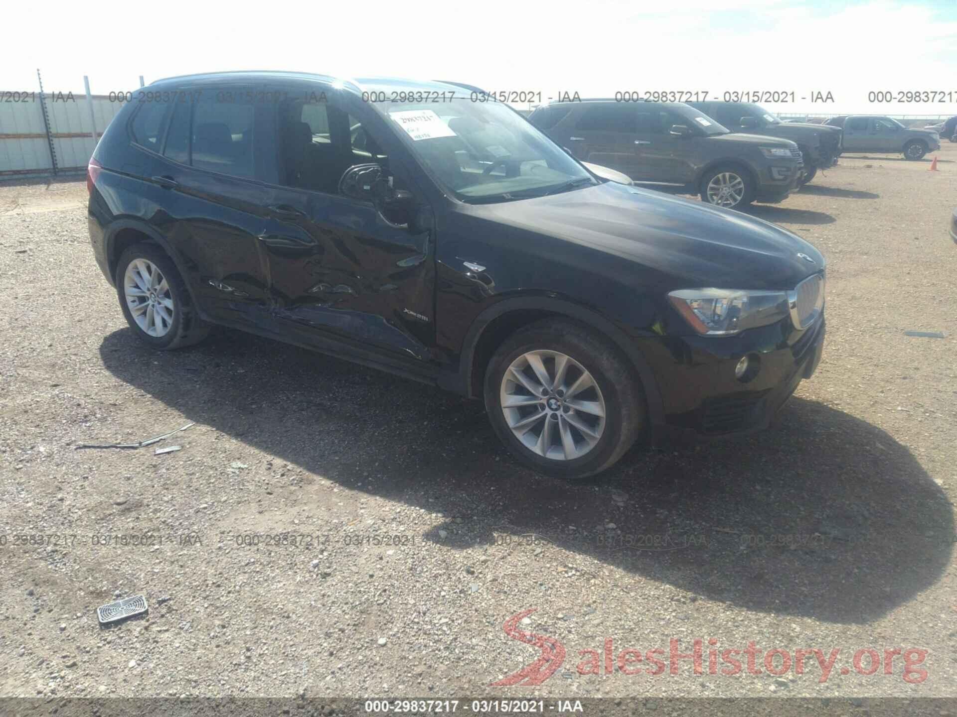 5UXWX9C54G0D74348 2016 BMW X3