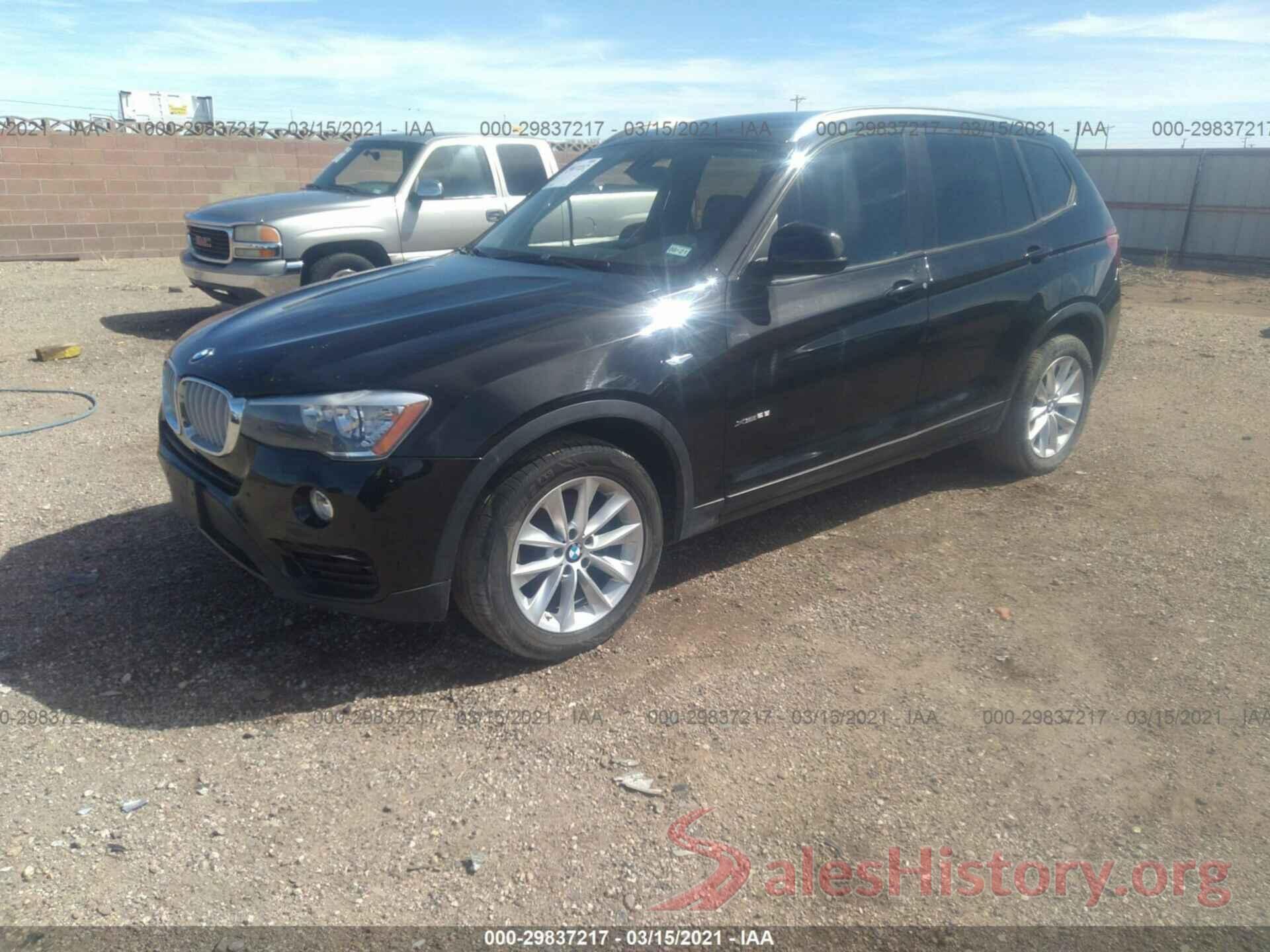 5UXWX9C54G0D74348 2016 BMW X3