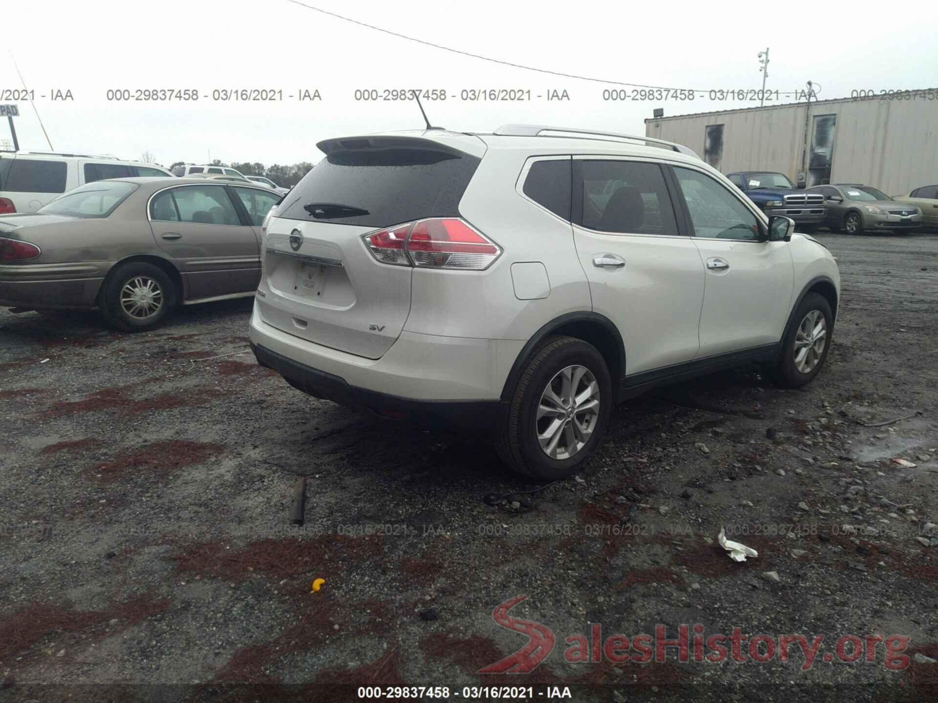 KNMAT2MT4GP703291 2016 NISSAN ROGUE