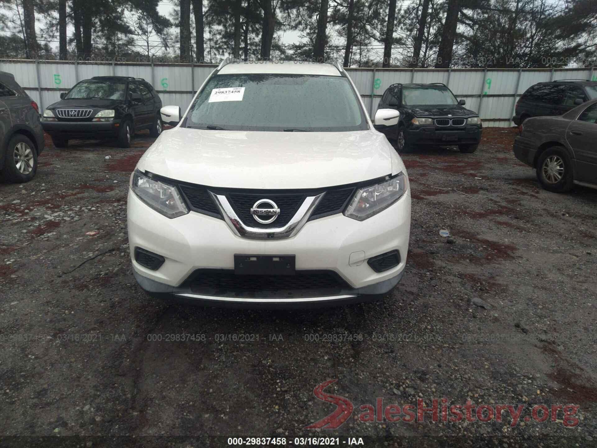 KNMAT2MT4GP703291 2016 NISSAN ROGUE