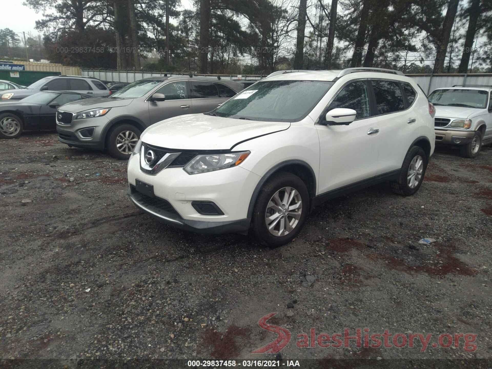 KNMAT2MT4GP703291 2016 NISSAN ROGUE