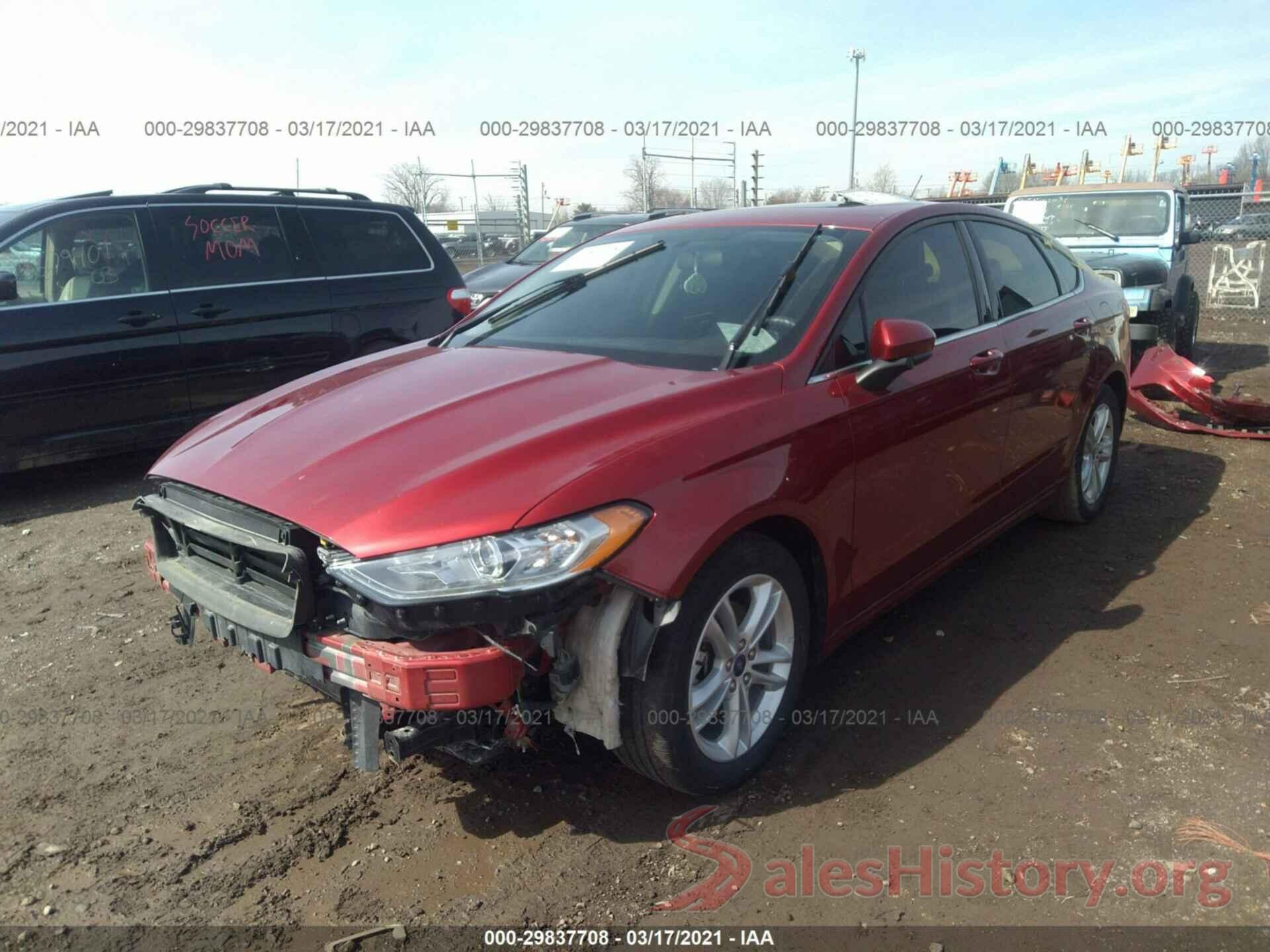 3FA6P0HD7JR259623 2018 FORD FUSION