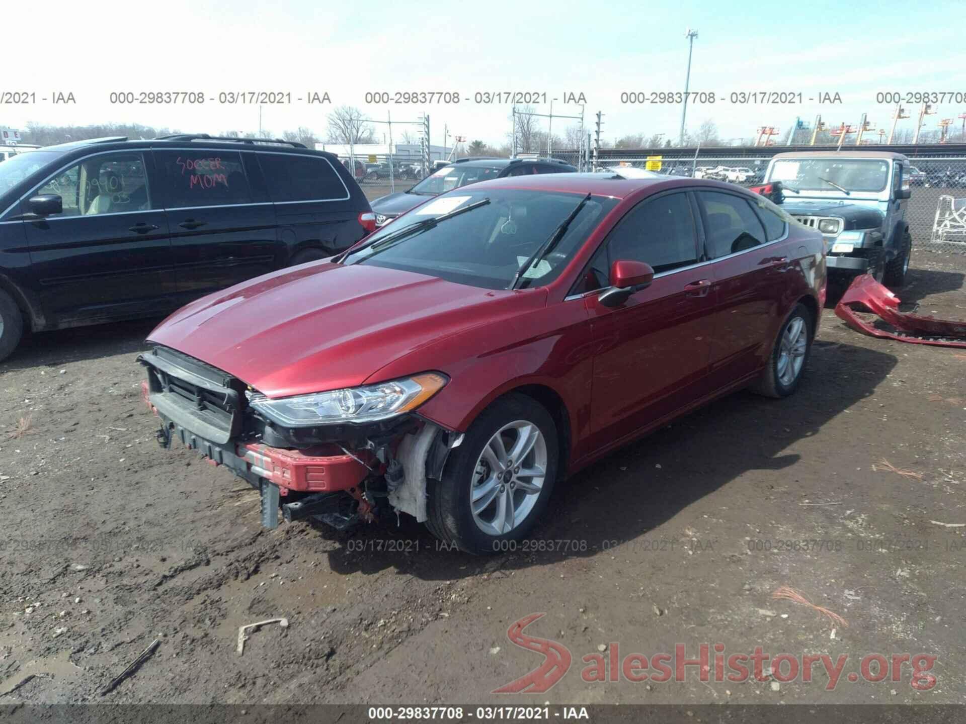 3FA6P0HD7JR259623 2018 FORD FUSION