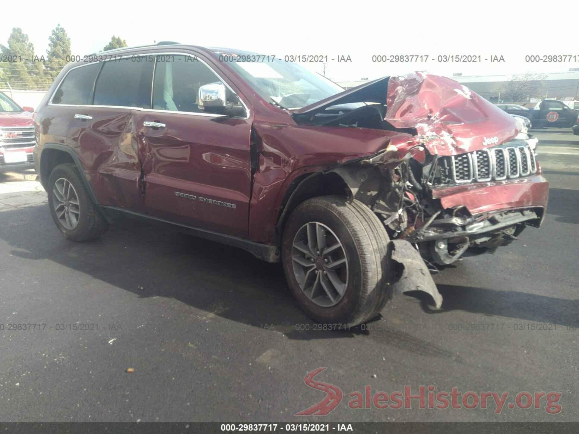 1C4RJFBG1KC724458 2019 JEEP GRAND CHEROKEE