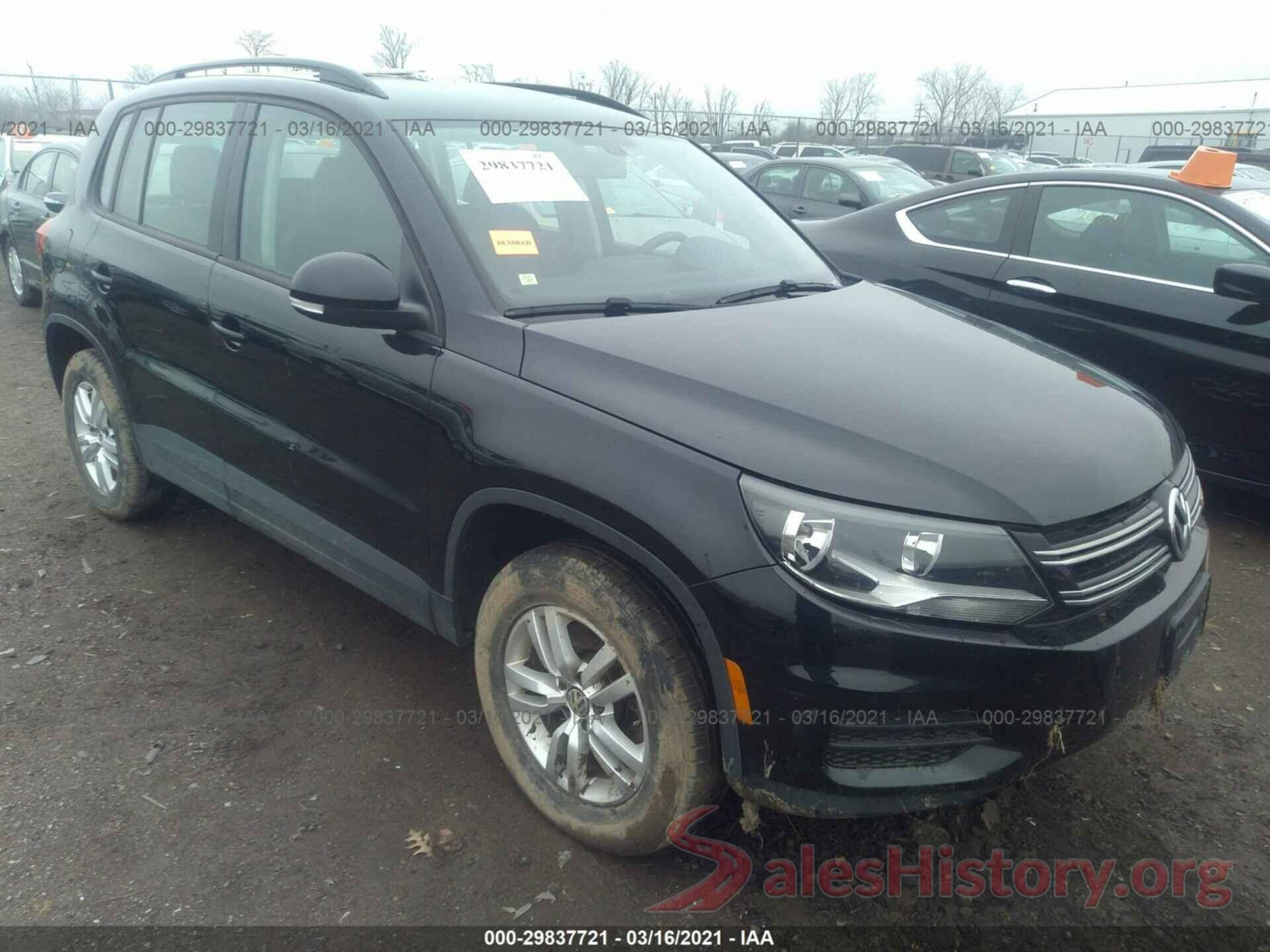 WVGAV7AX9GW560595 2016 VOLKSWAGEN TIGUAN