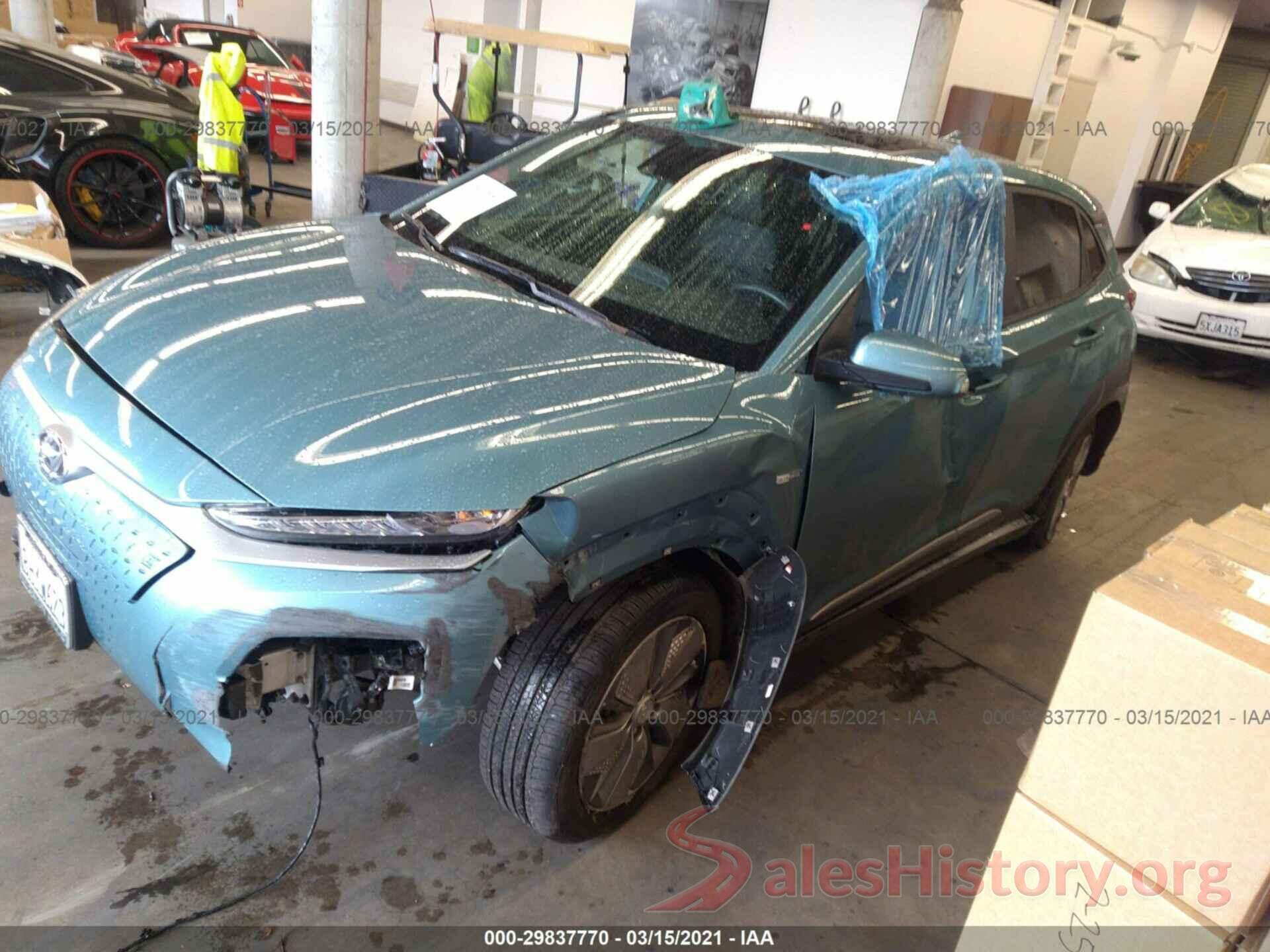 KM8K33AGXKU023371 2019 HYUNDAI KONA EV