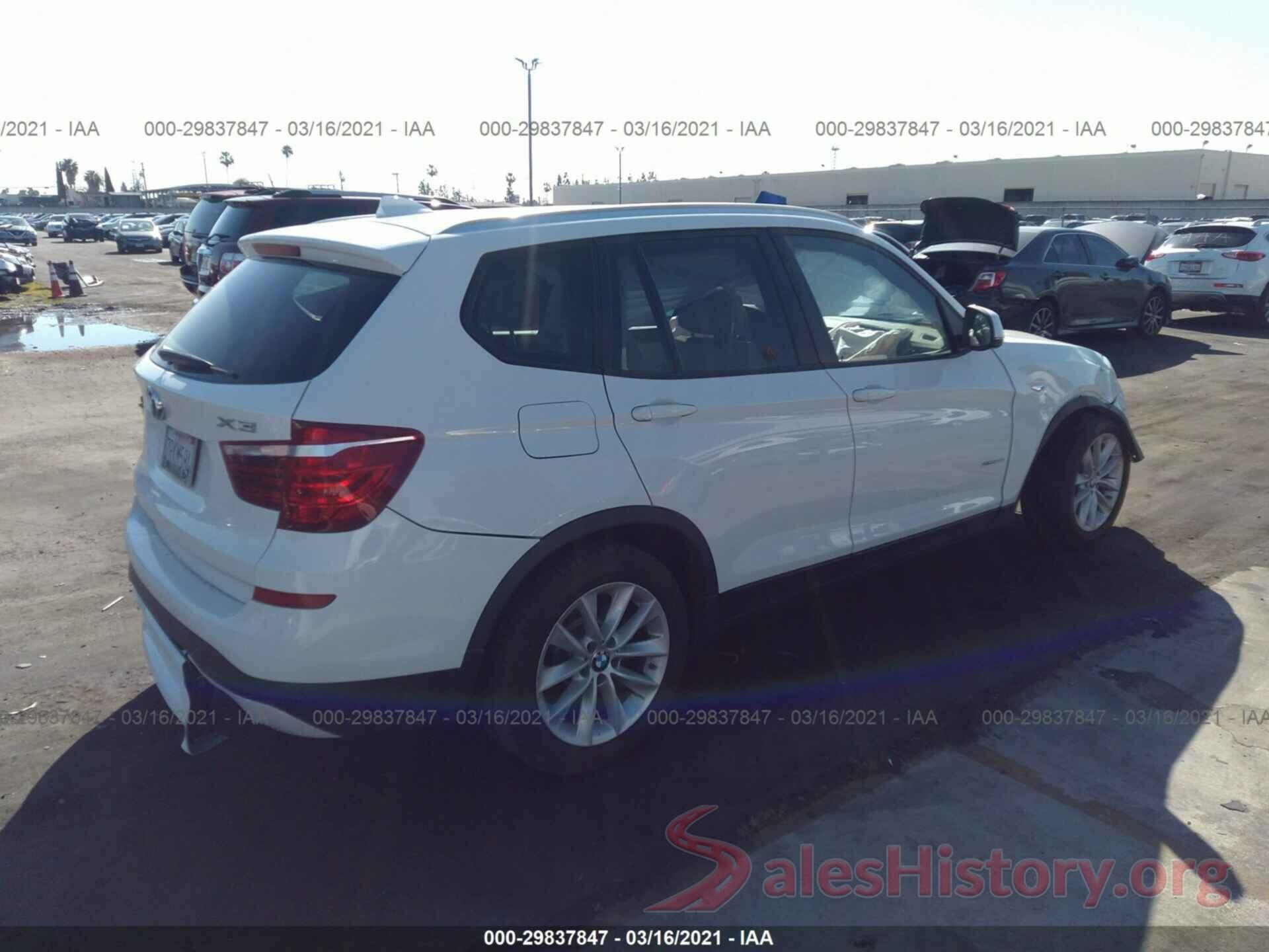 5UXWX9C57G0D87367 2016 BMW X3