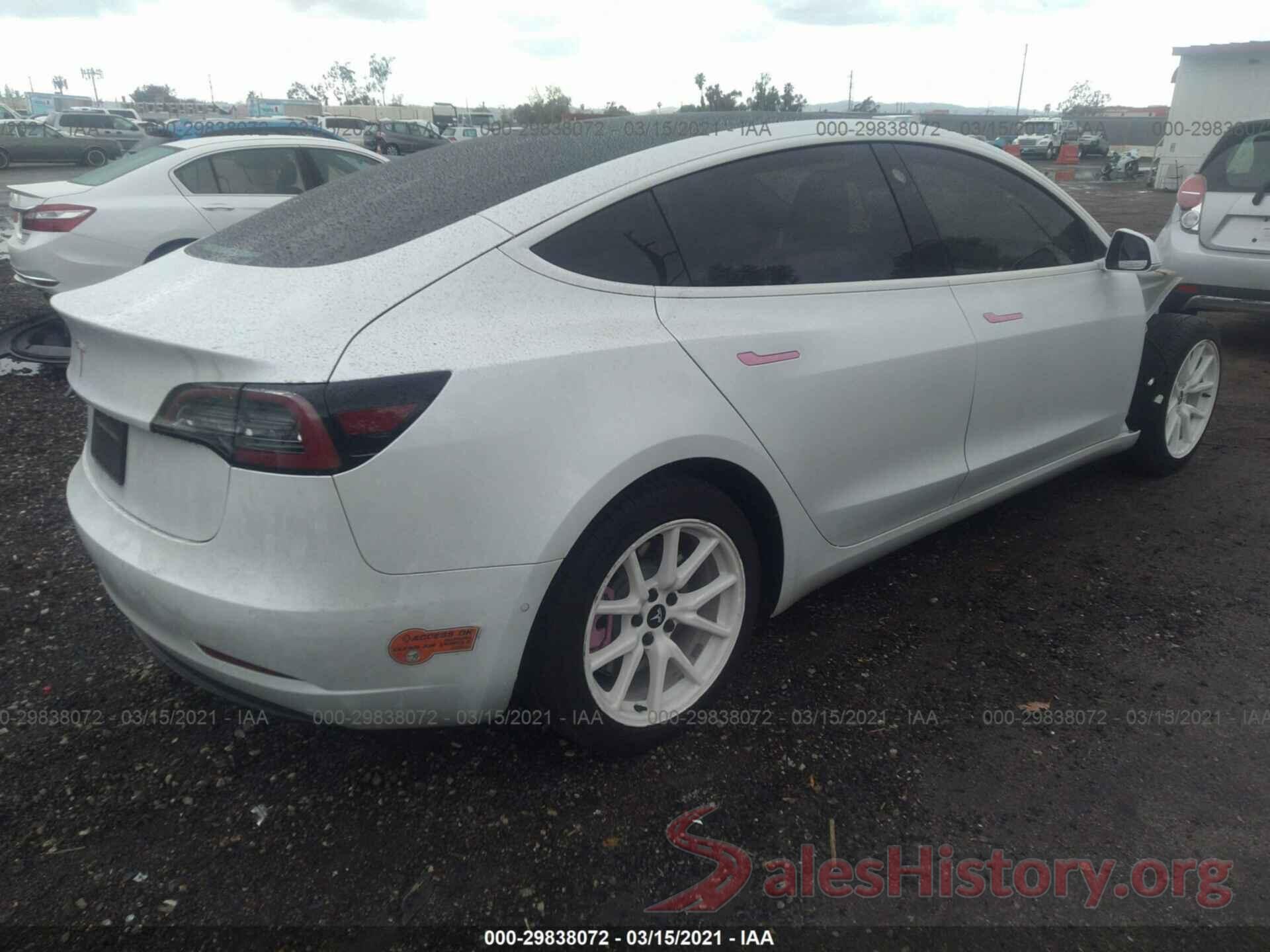 5YJ3E1EA2LF738250 2020 TESLA MODEL 3