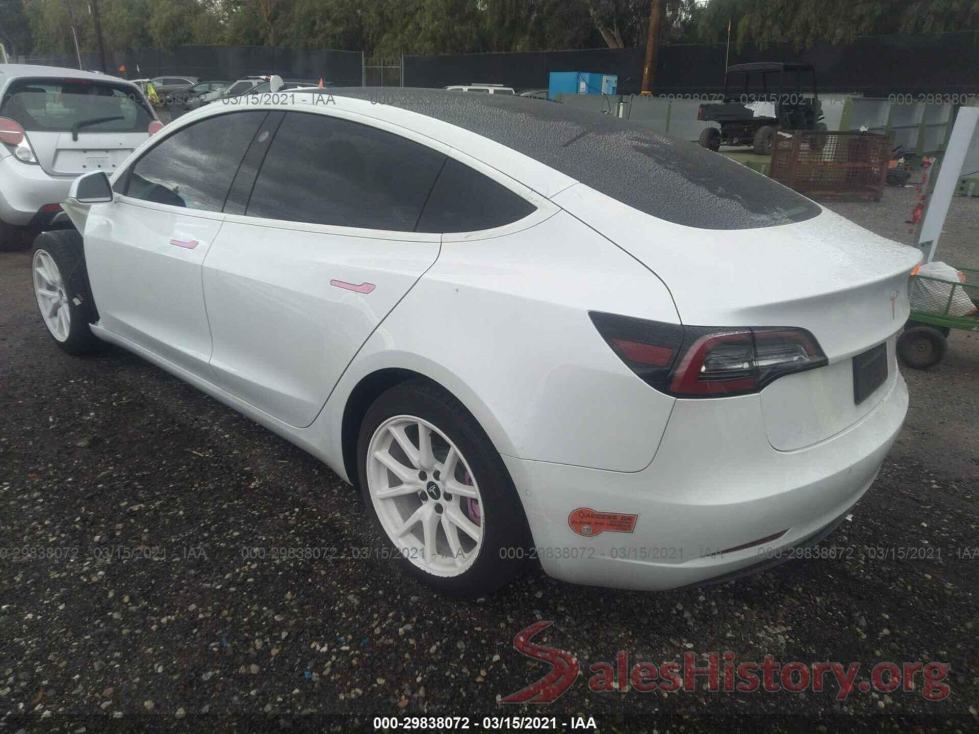 5YJ3E1EA2LF738250 2020 TESLA MODEL 3