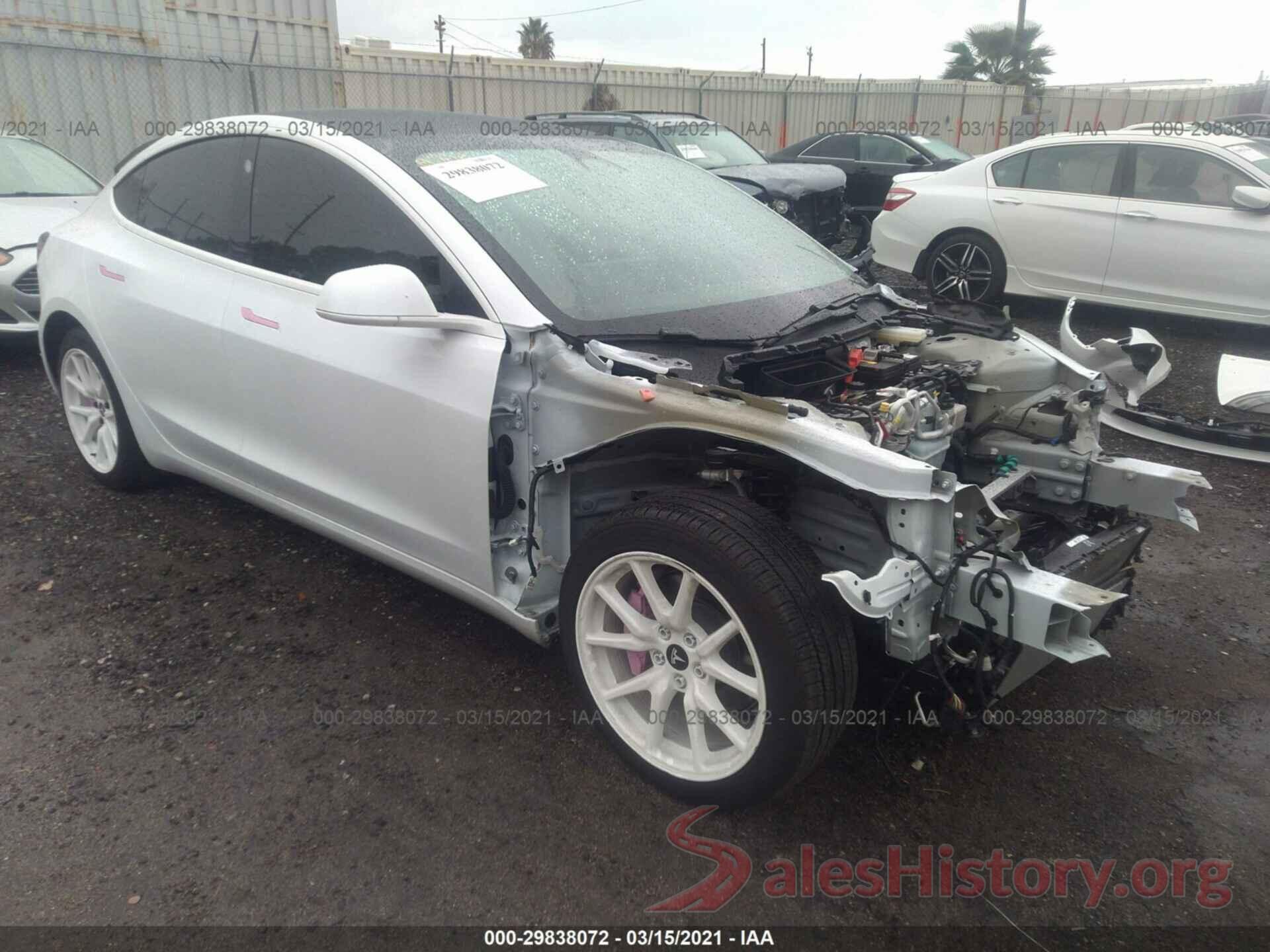 5YJ3E1EA2LF738250 2020 TESLA MODEL 3