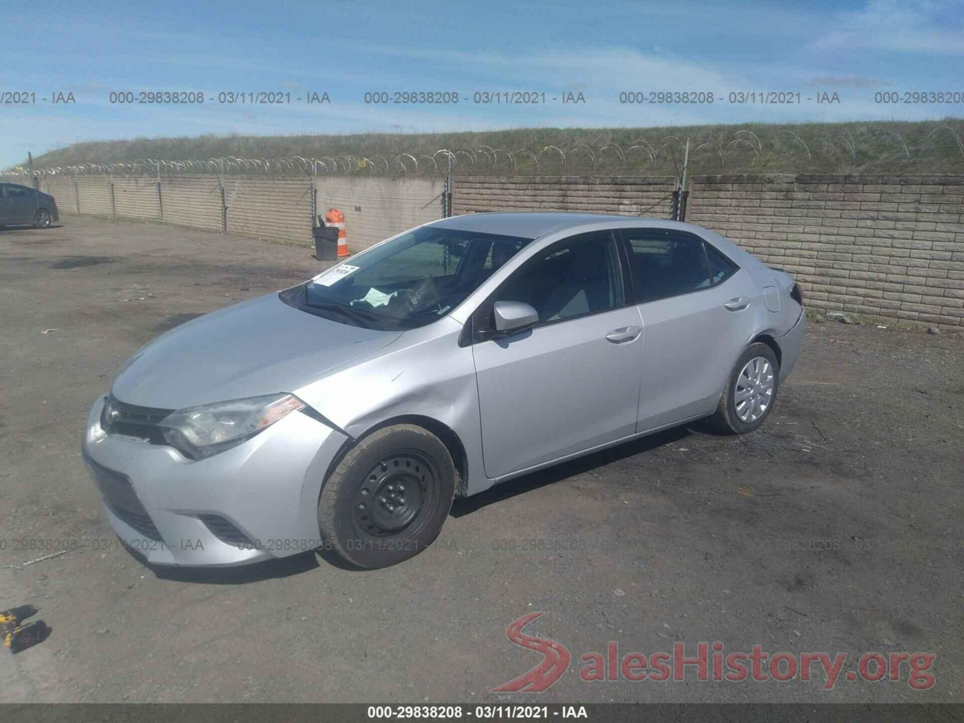 2T1BURHE5GC606427 2016 TOYOTA COROLLA