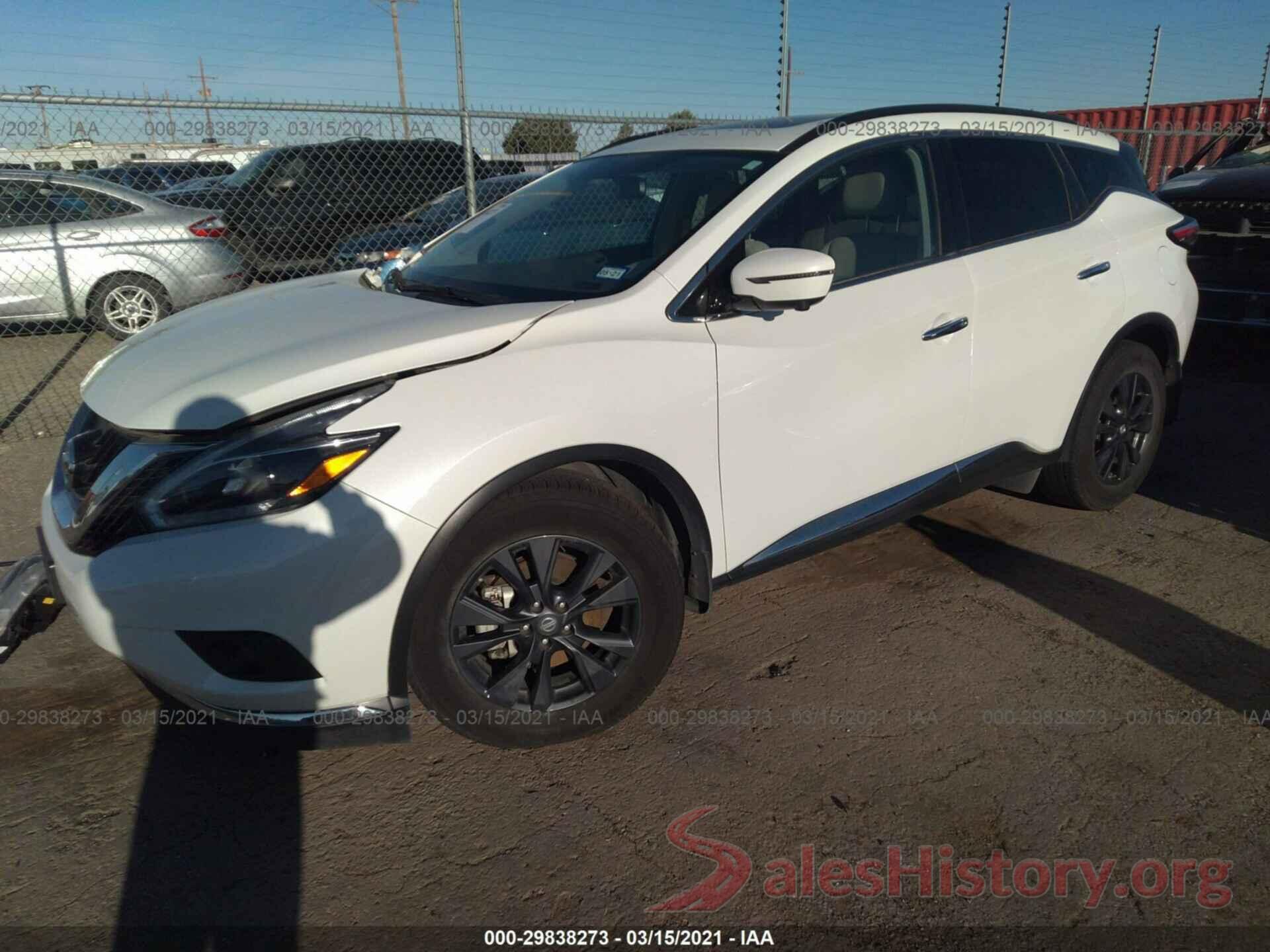 5N1AZ2MG6JN109110 2018 NISSAN MURANO