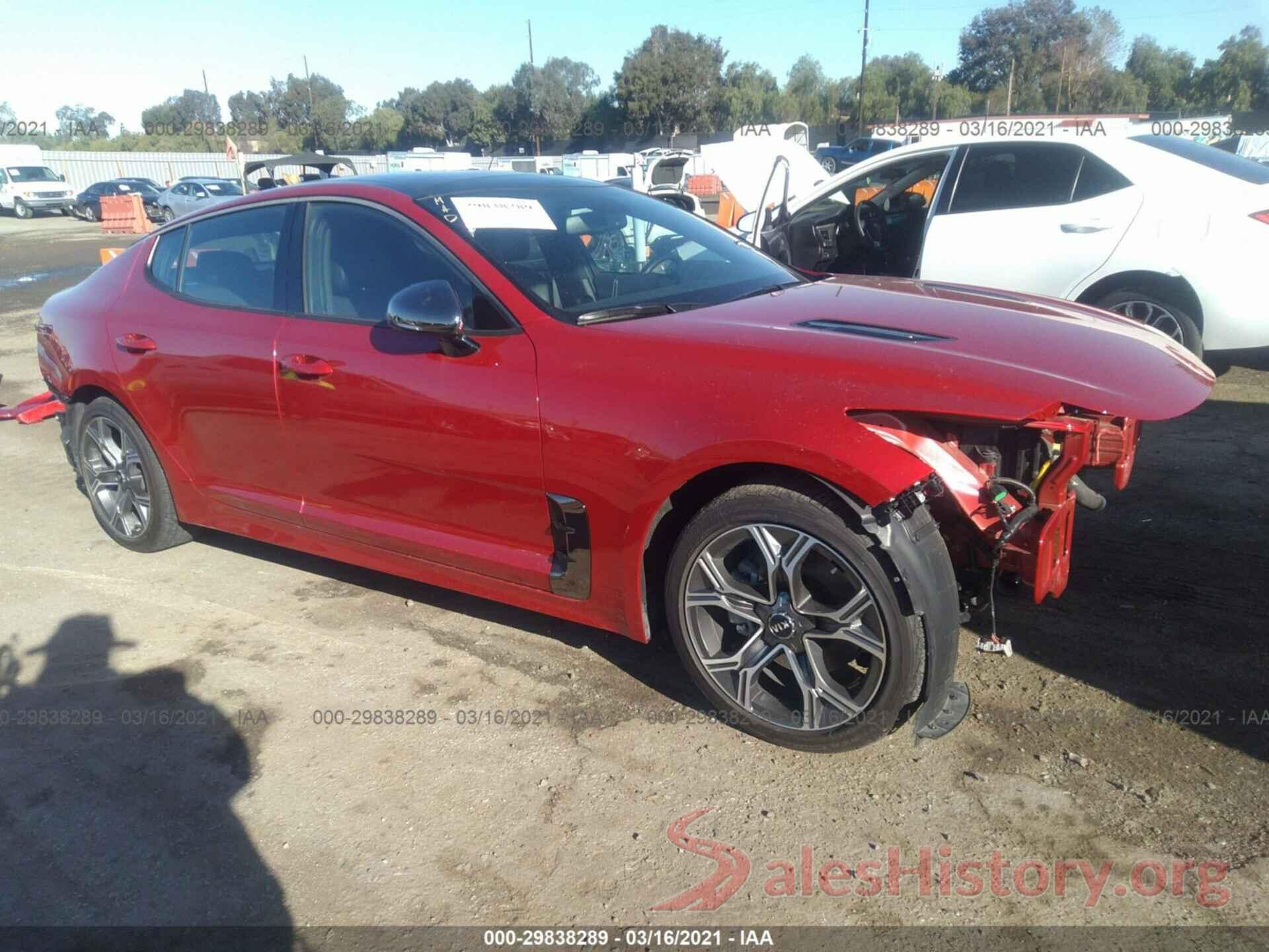 KNAE15LA2L6082851 2020 KIA STINGER