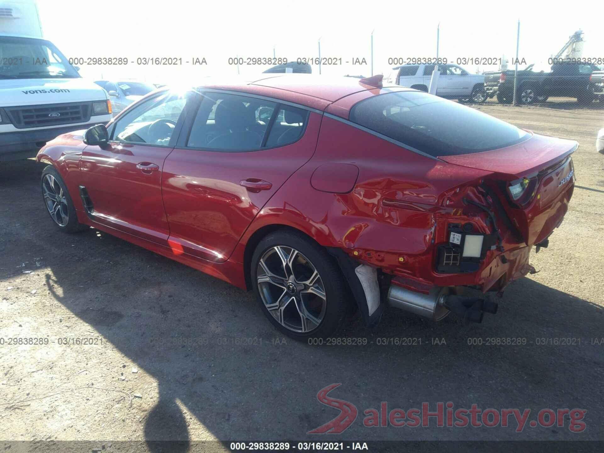 KNAE15LA2L6082851 2020 KIA STINGER